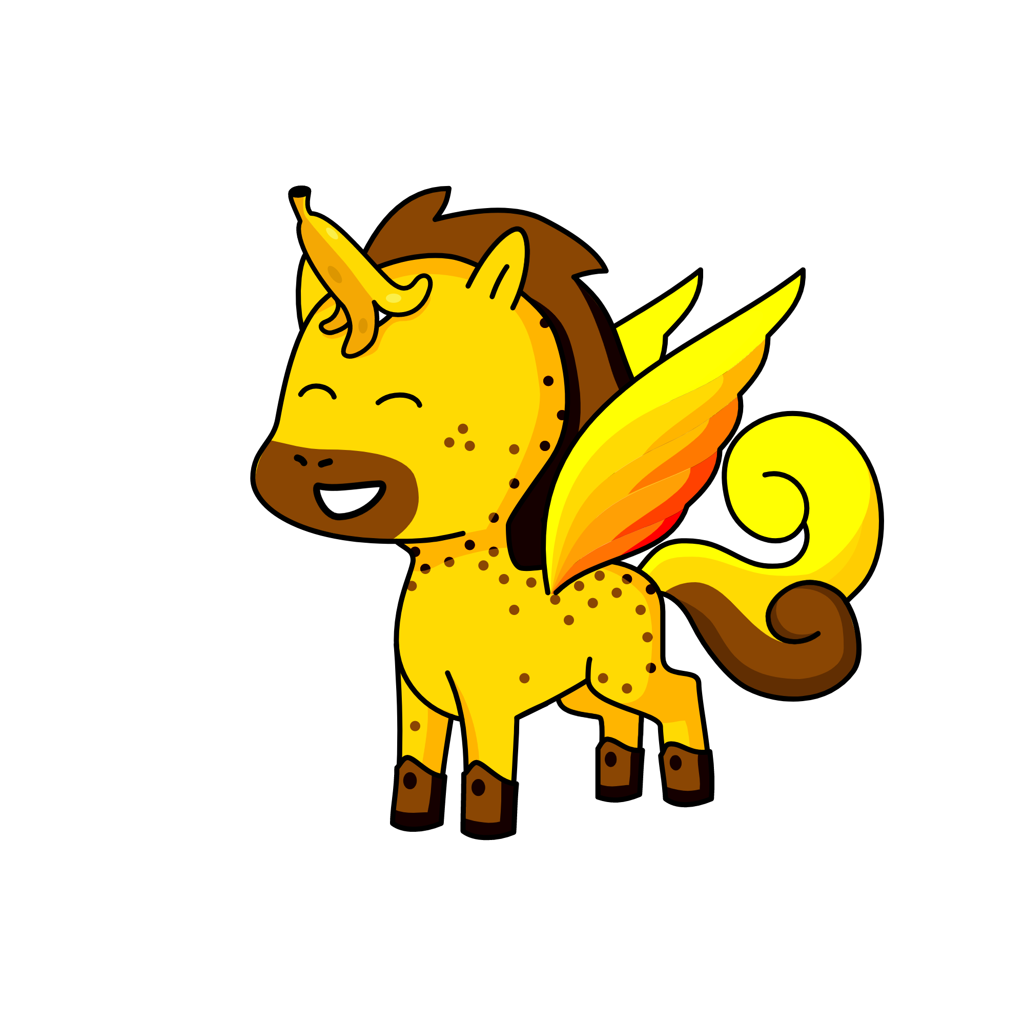BananaHorn, the unicorn