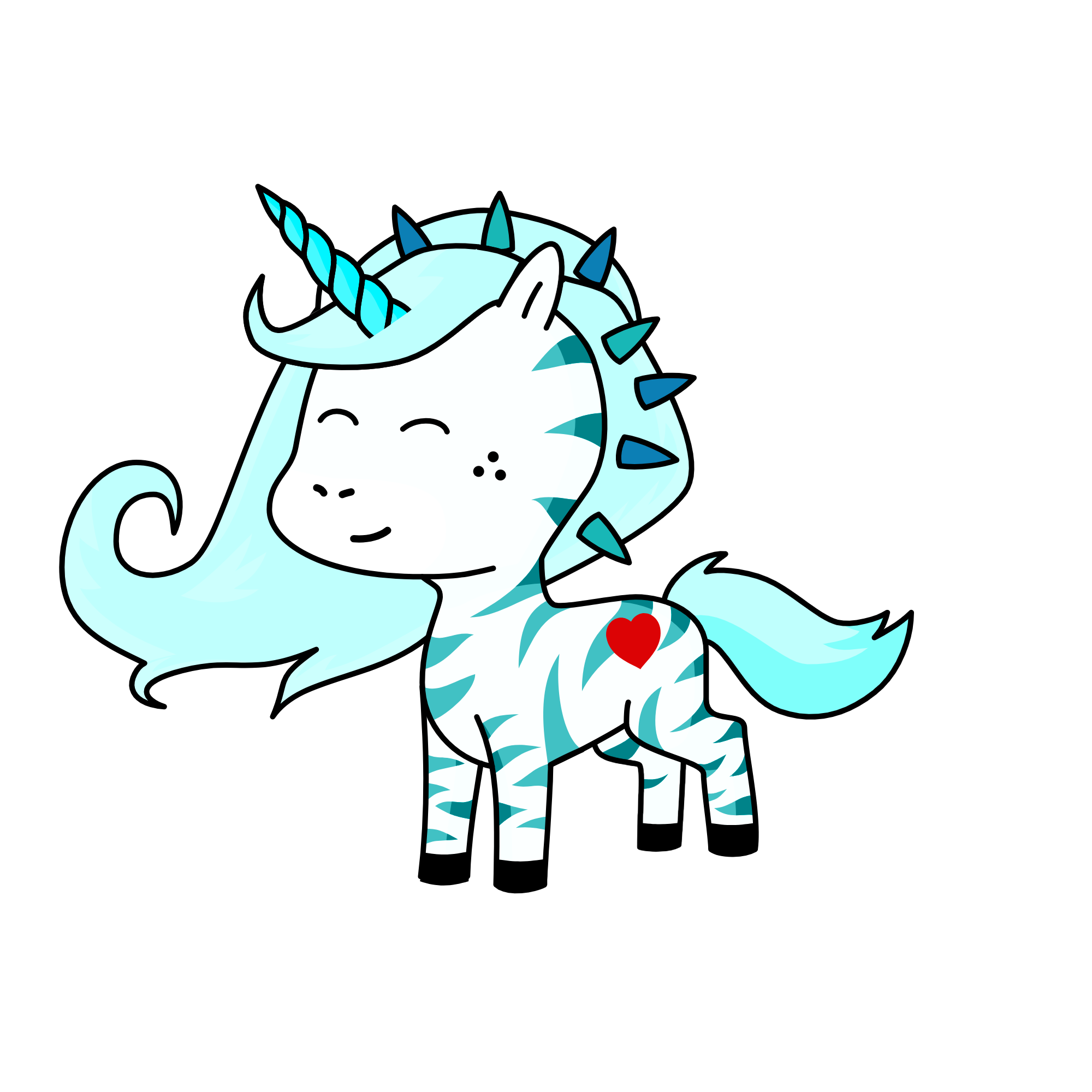 Snow, the unicorn