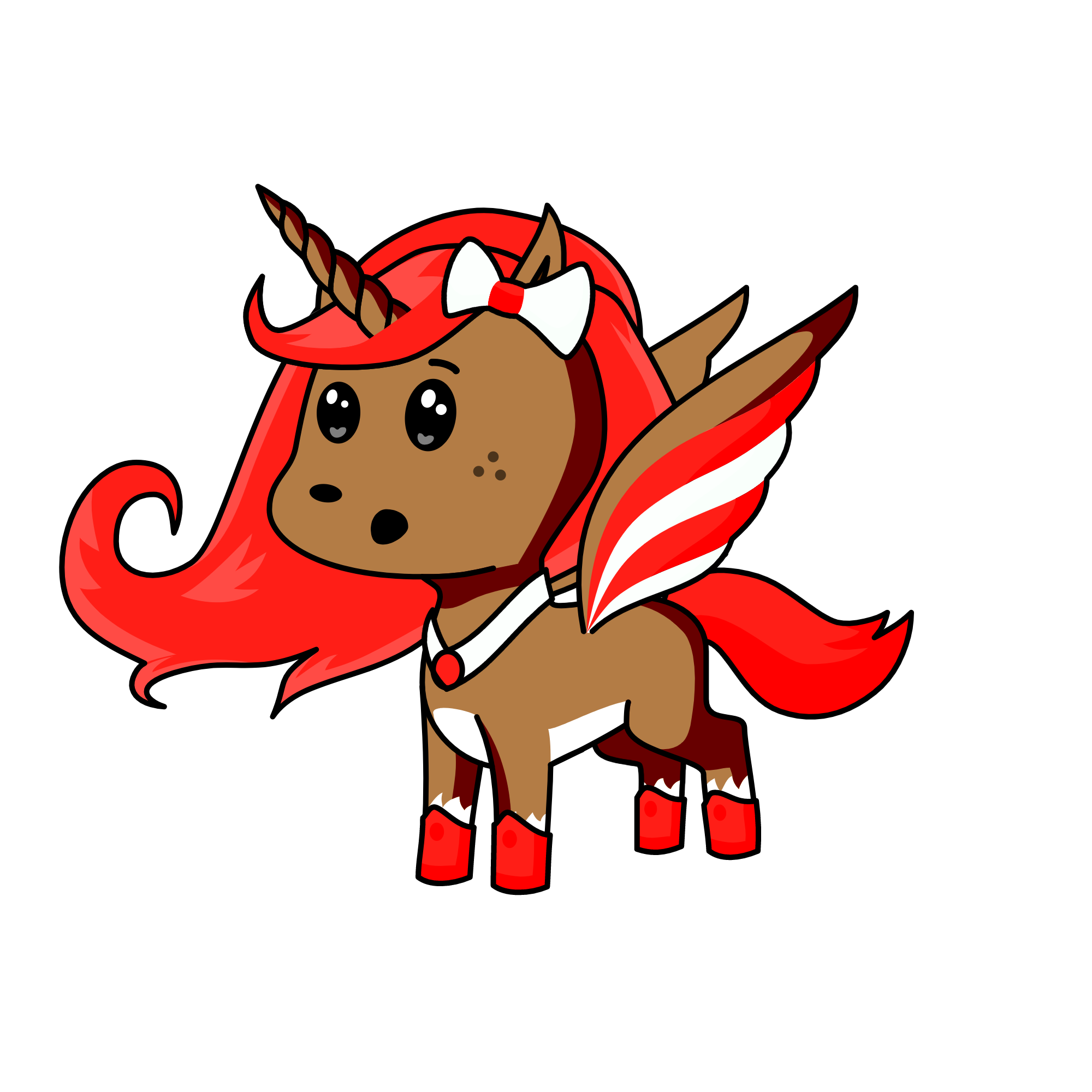 Candy Cane, the unicorn