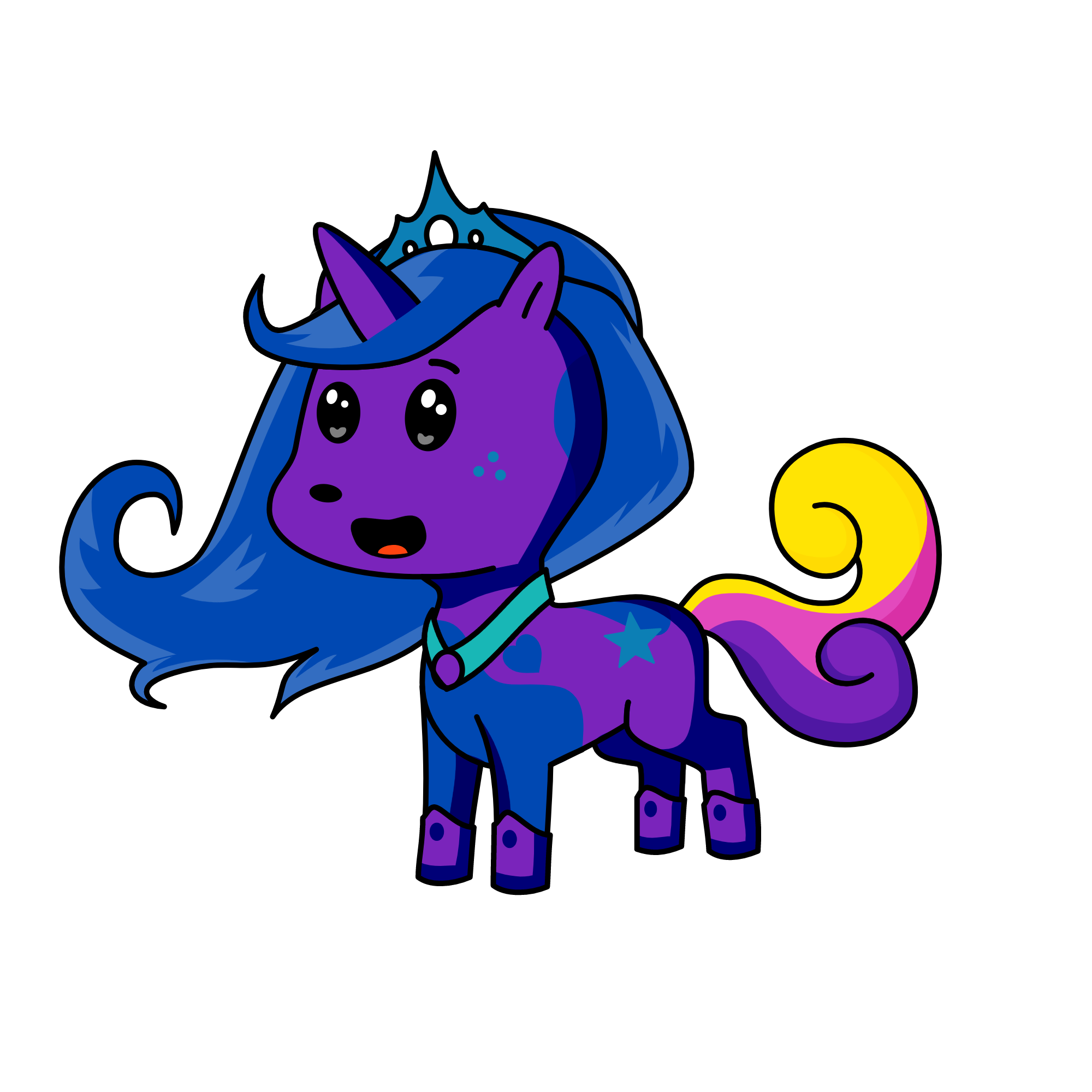 Luna, the unicorn