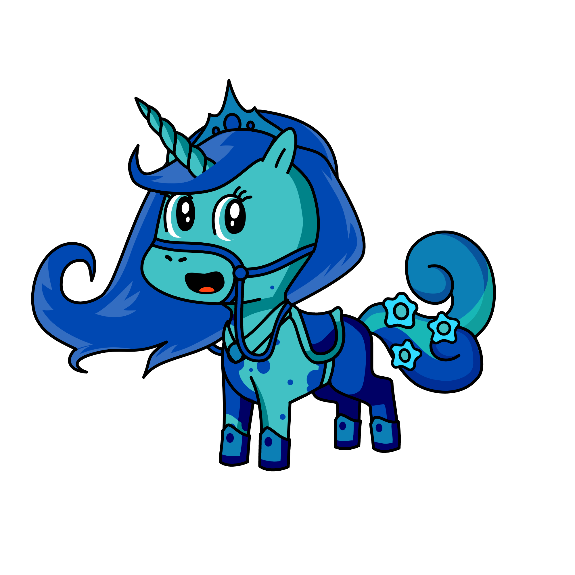 queen snow, the unicorn