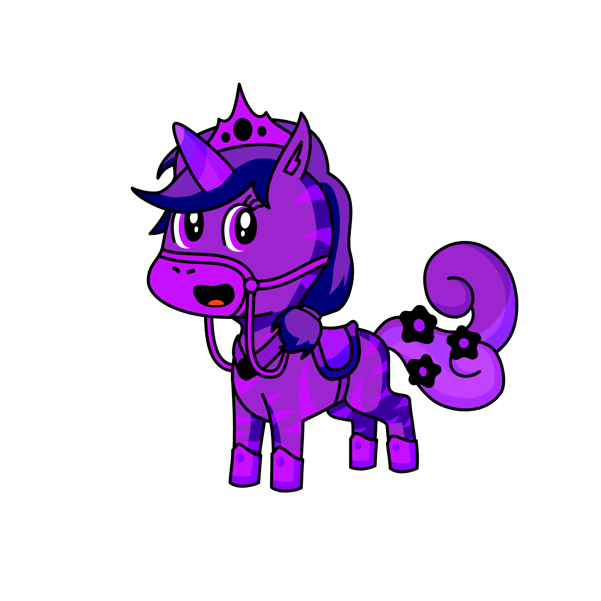 prinsses dark, the unicorn