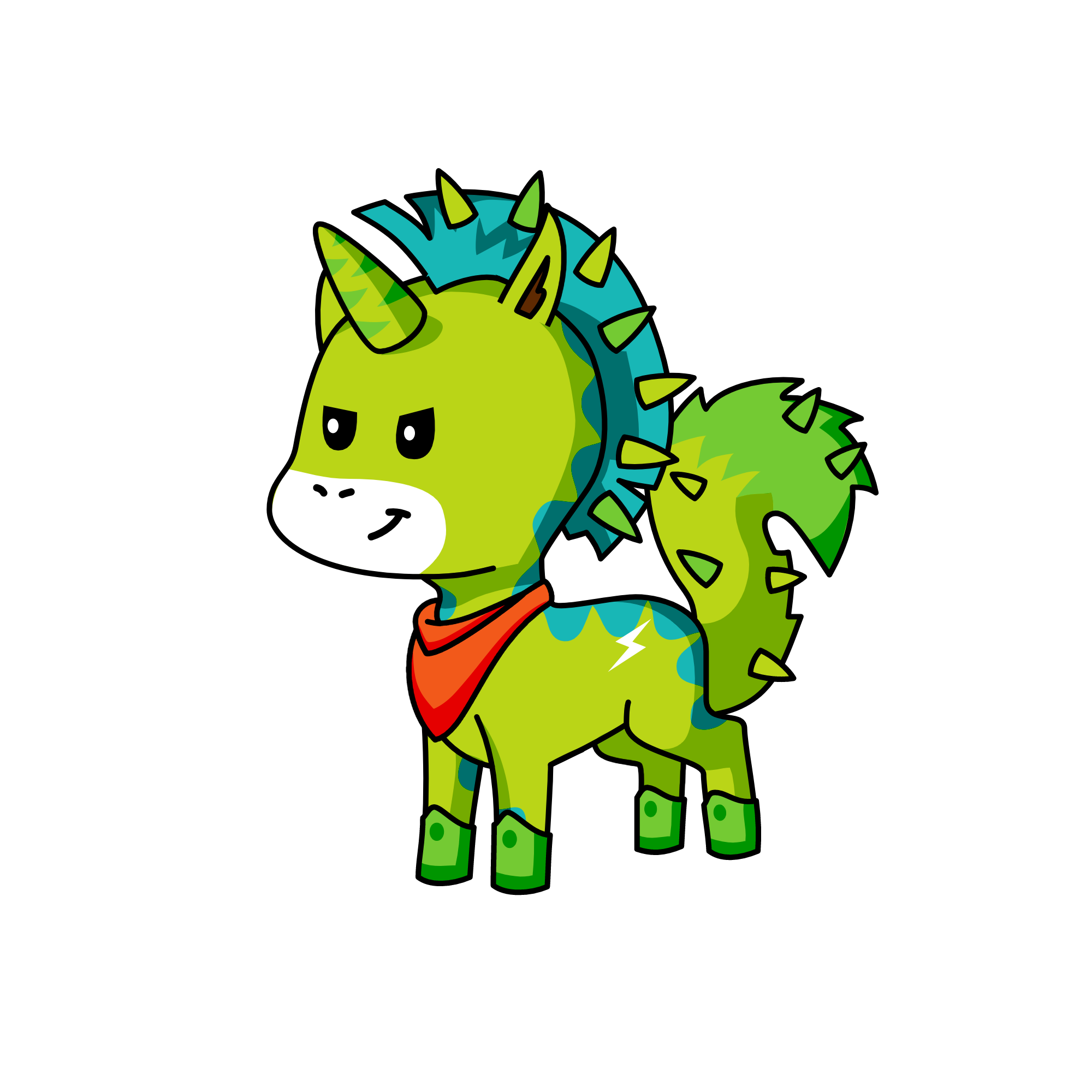 Punk, the unicorn