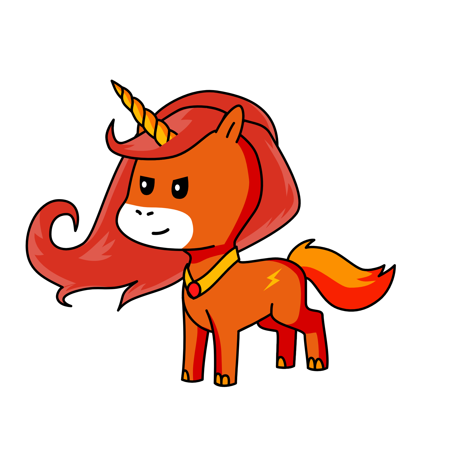 Hotey, the unicorn