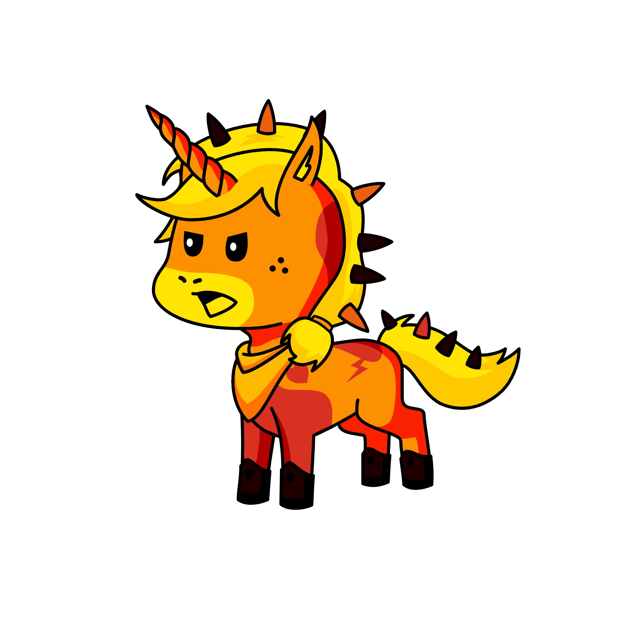 fire light, the unicorn