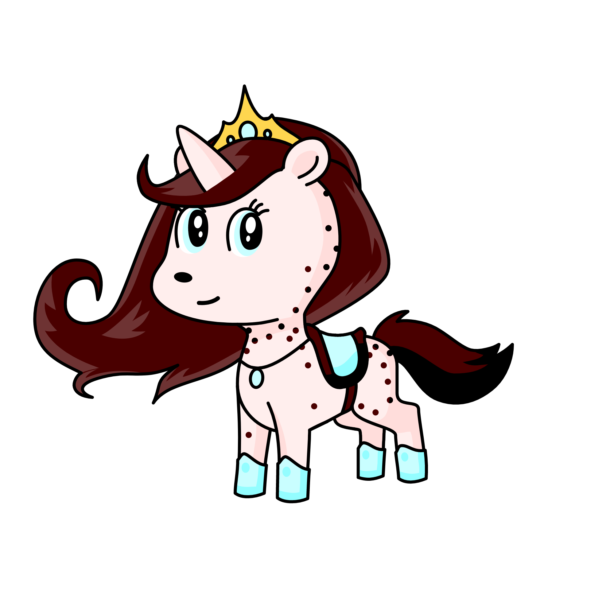 Queen Calla, the unicorn