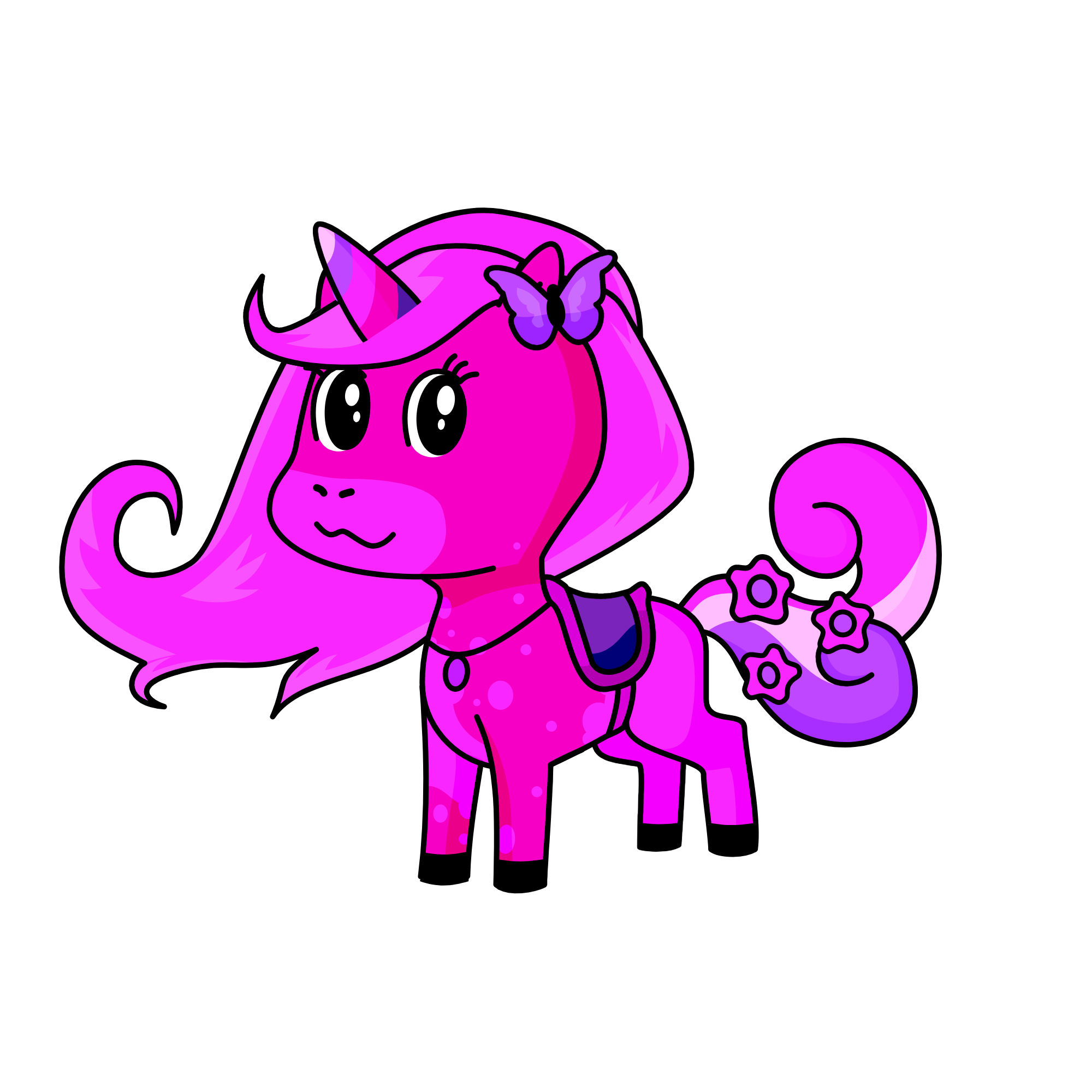 Cotton, the unicorn