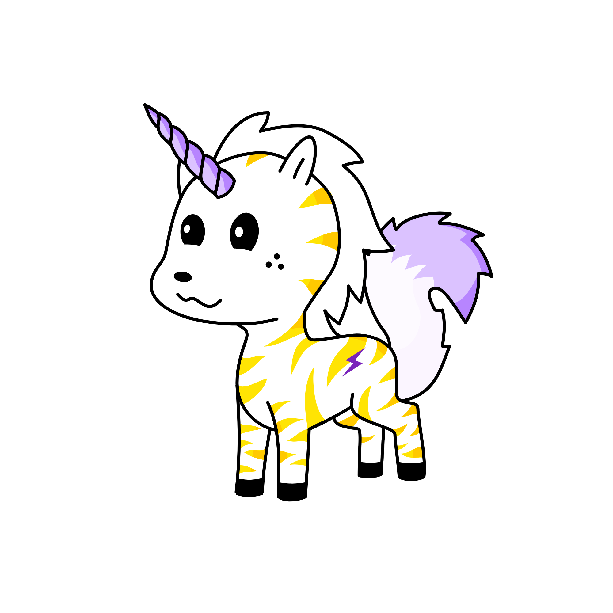 lighting blot, the unicorn