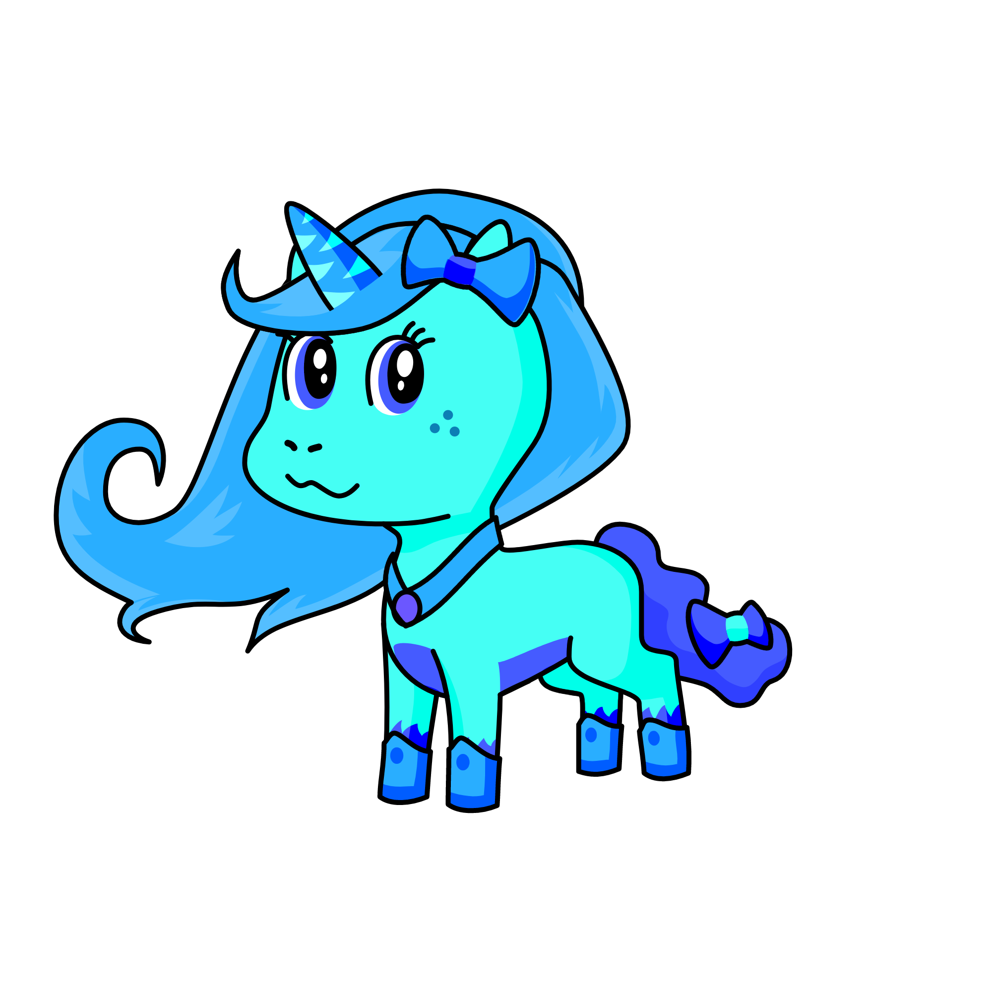 Snowy, the unicorn