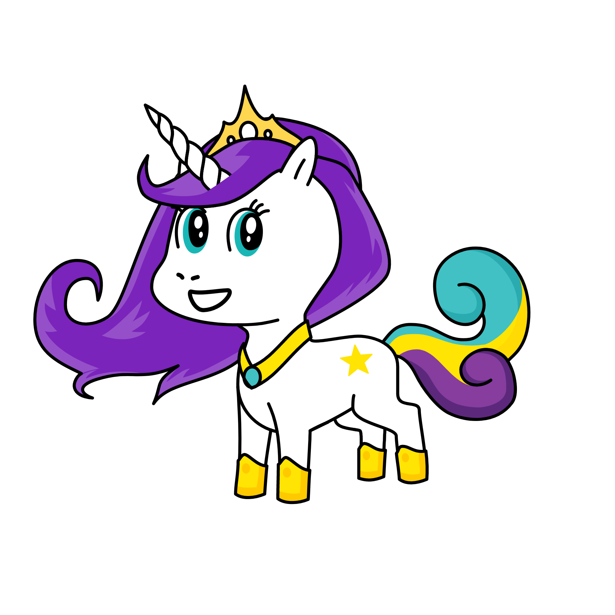 Celestia, the unicorn