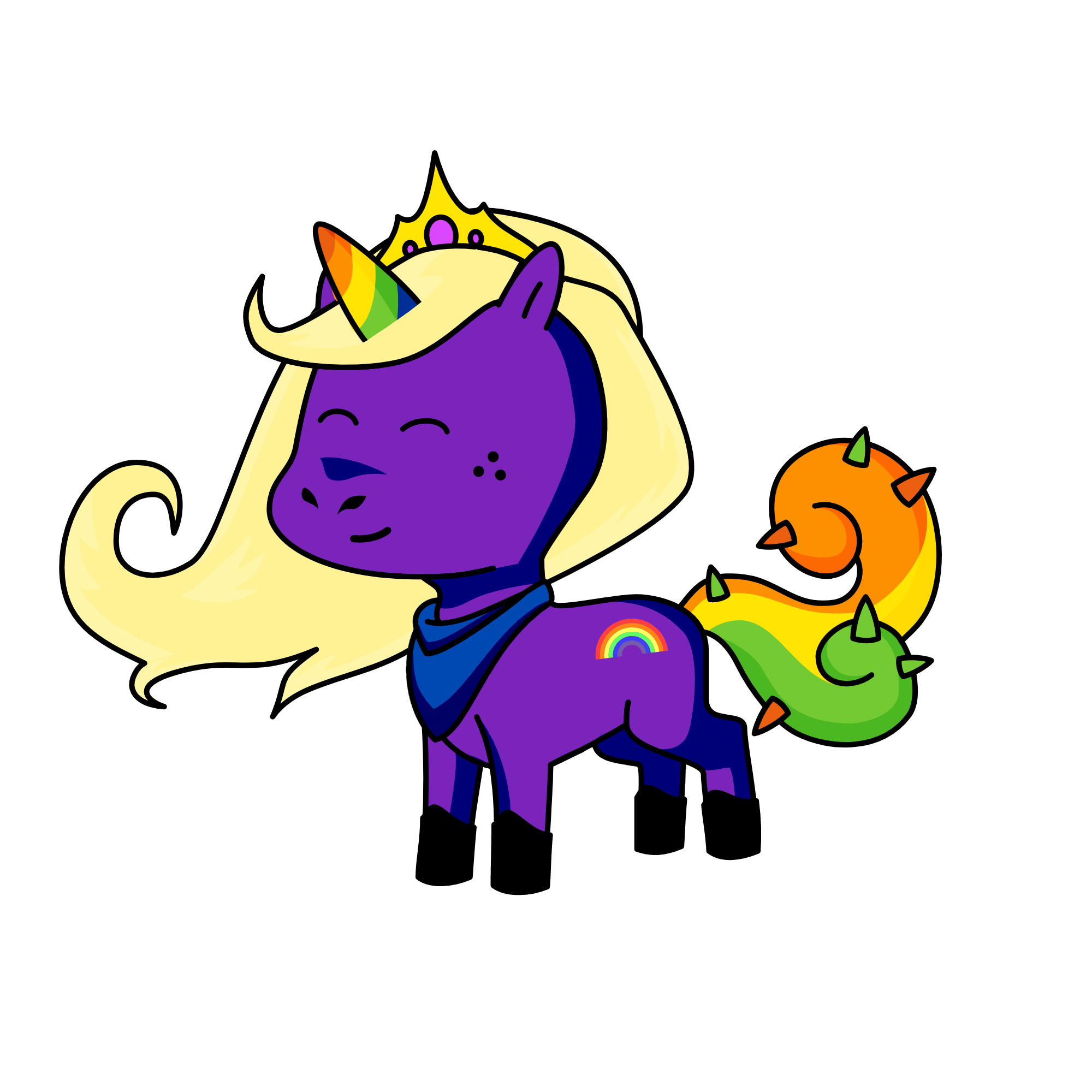 Winter's Breath, the unicorn