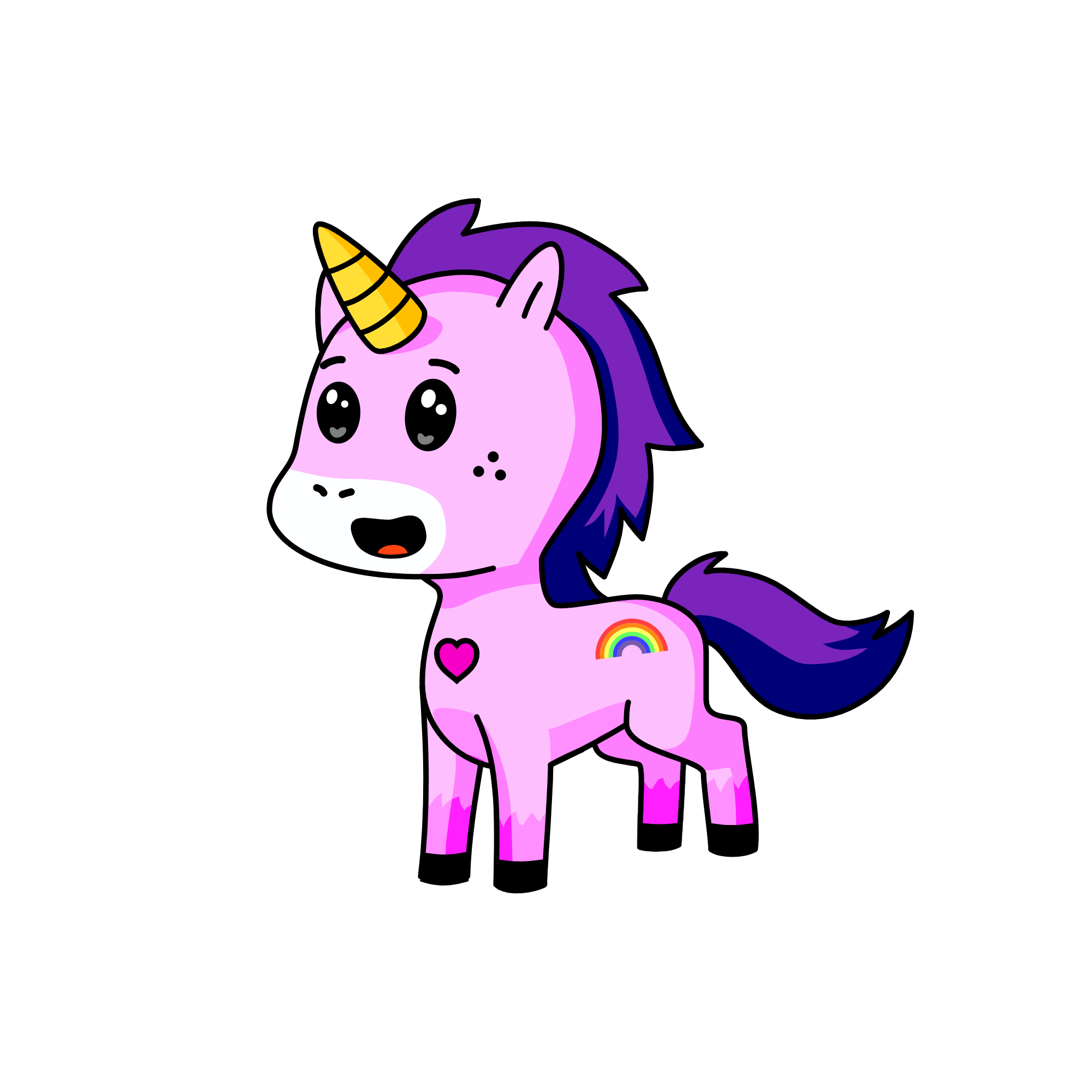 Jazmín, the unicorn