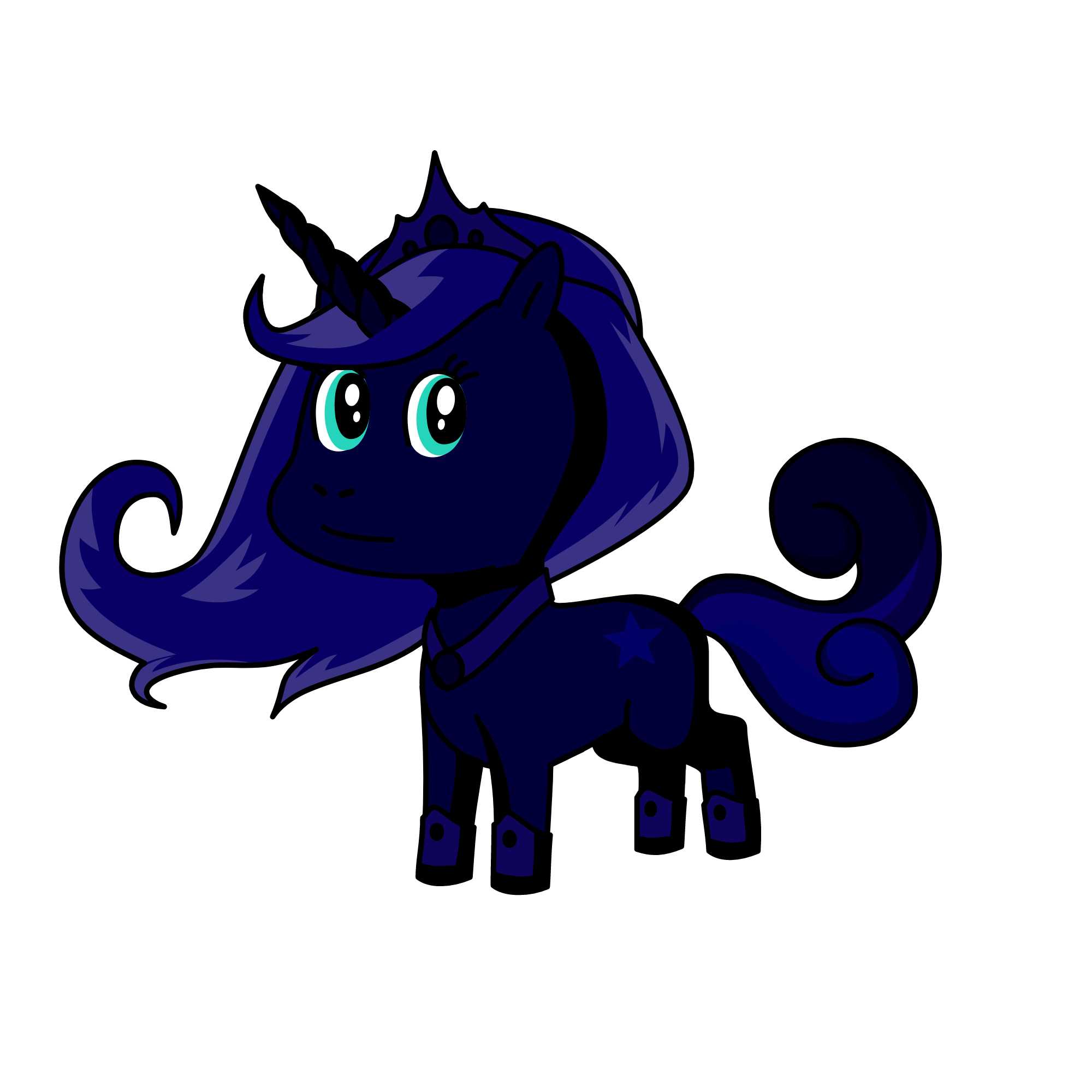 Princess Luna, the unicorn