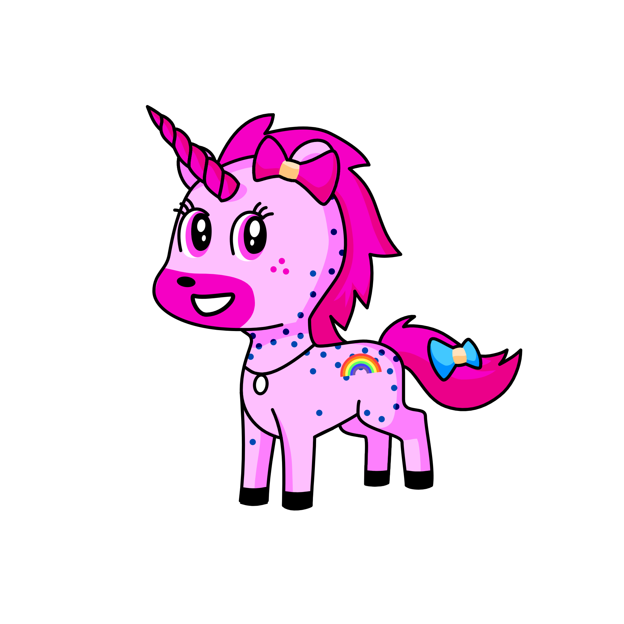 kiniy corn, the unicorn