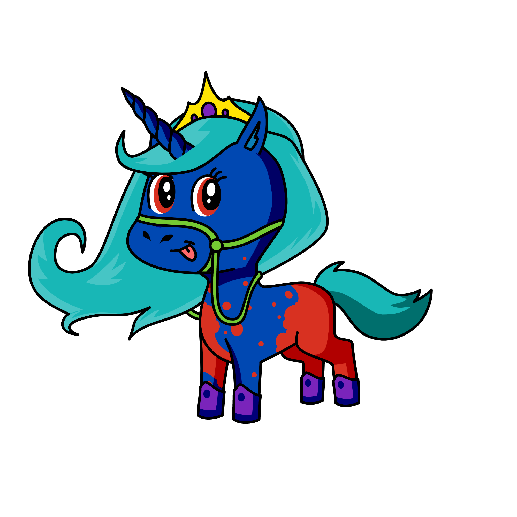 random, the unicorn