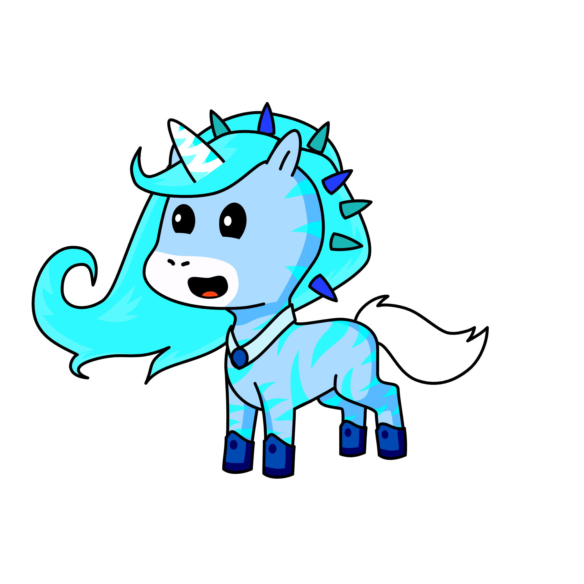 winter, the unicorn