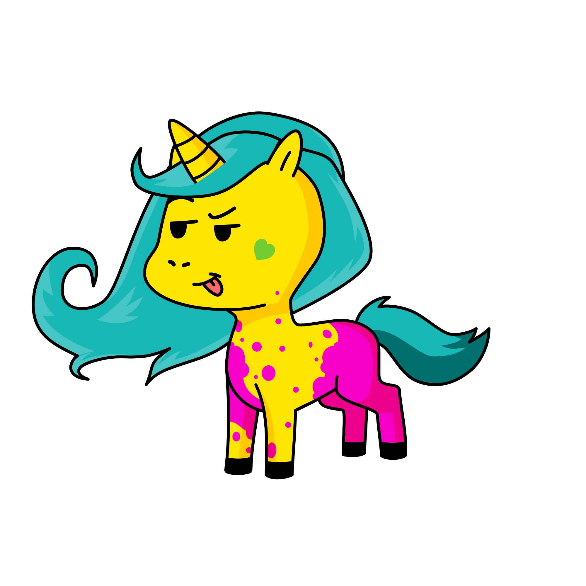dun, the unicorn