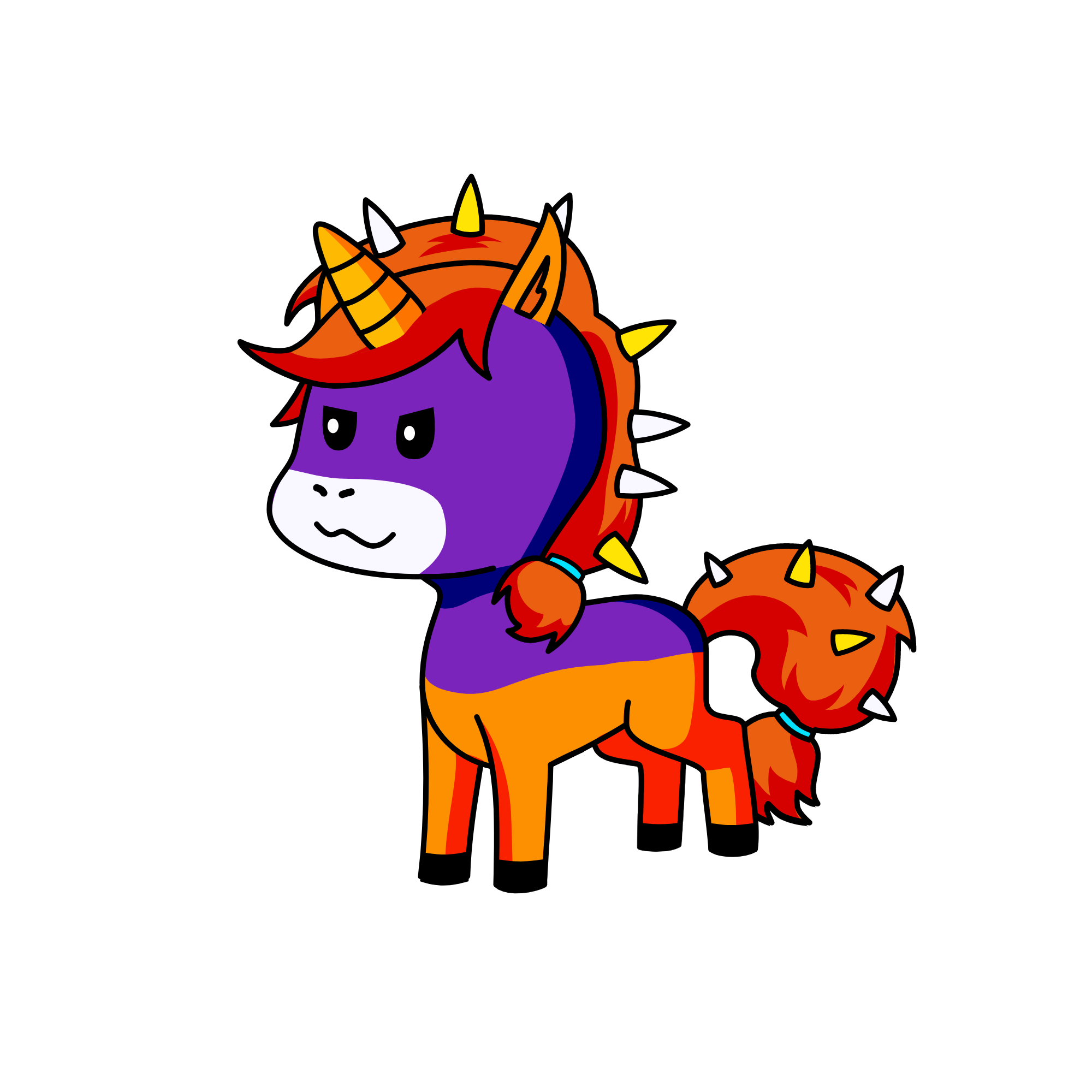 Dun, the unicorn