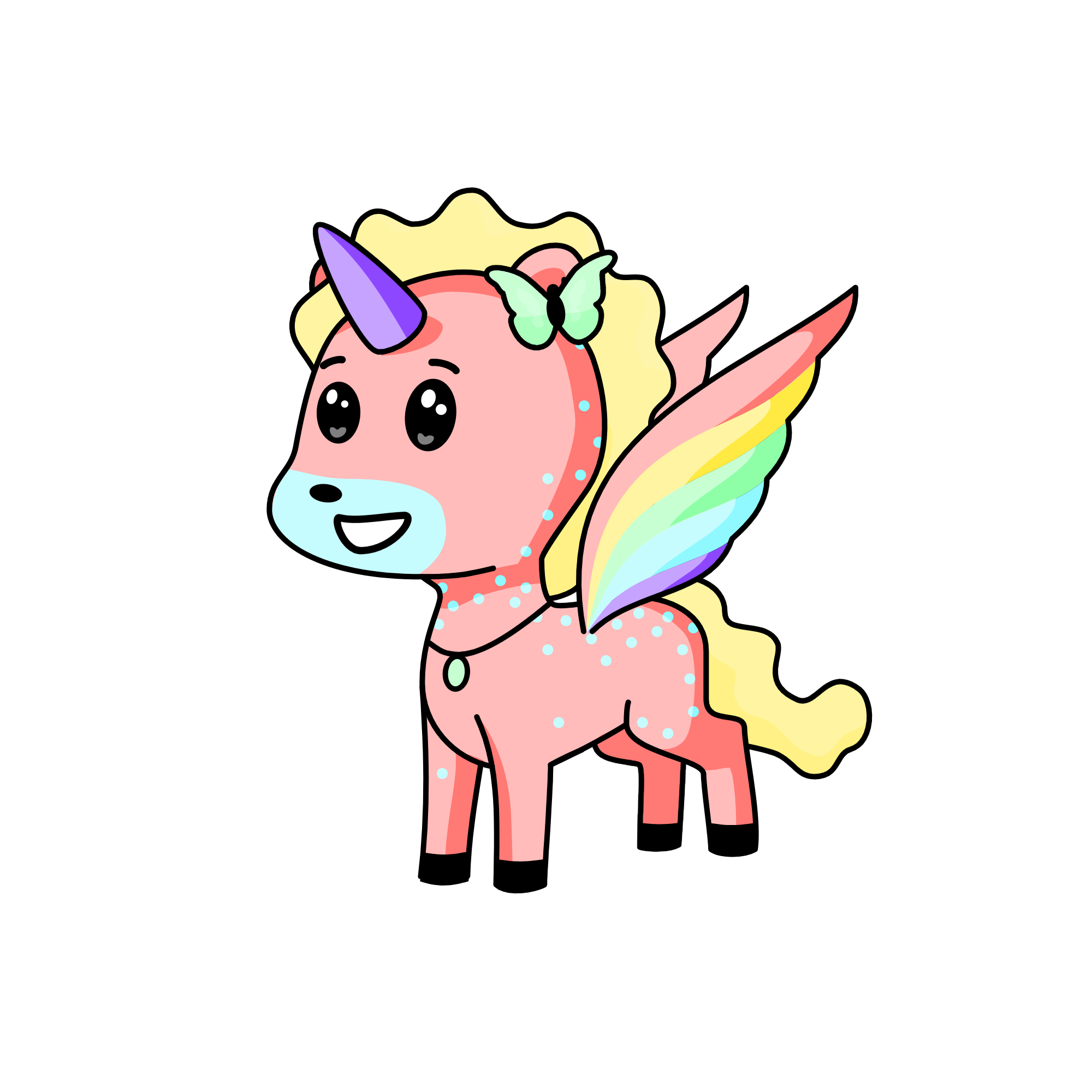 Miss Pastel, the unicorn
