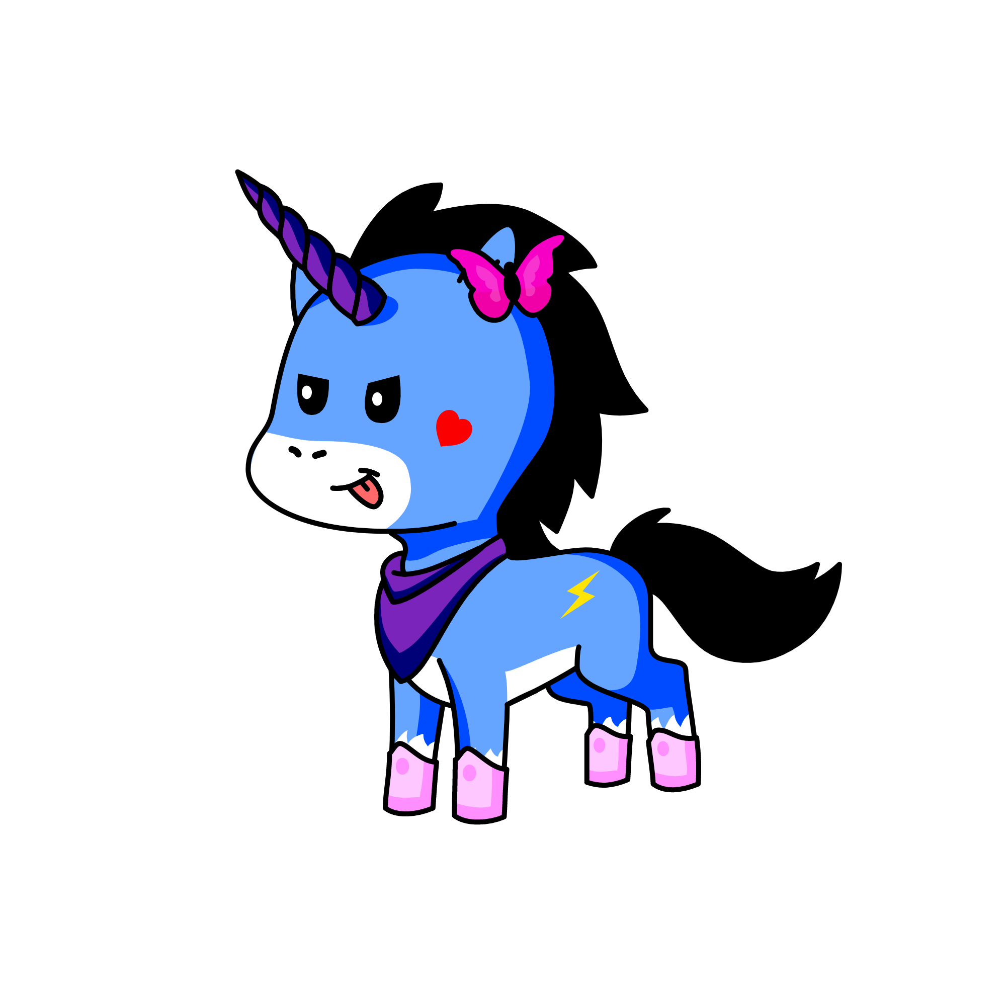 midnight moon, the unicorn