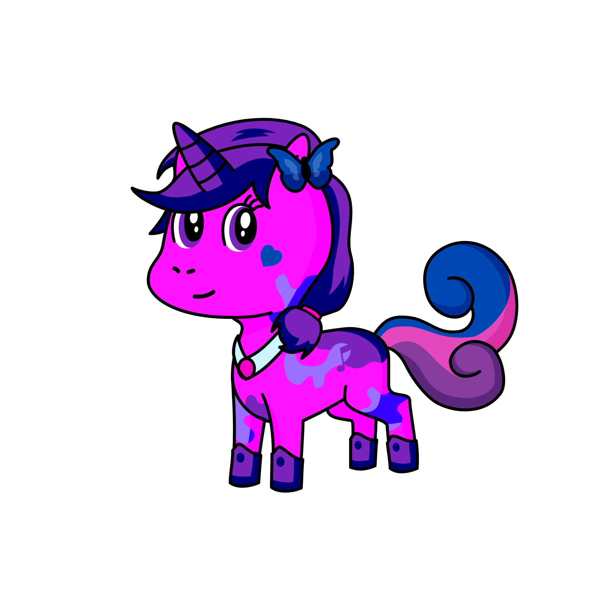 Black Angel, the unicorn