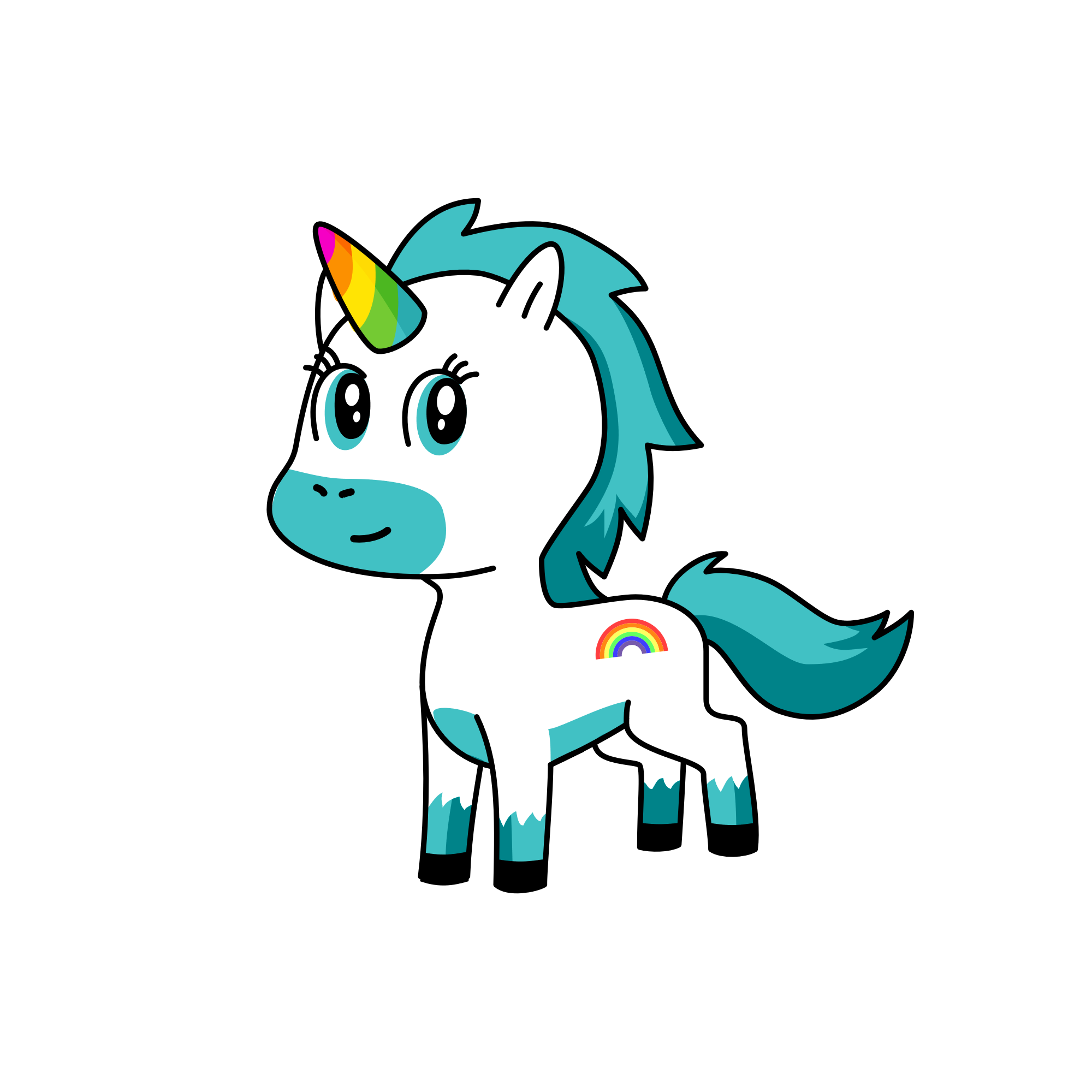 blanc, the unicorn