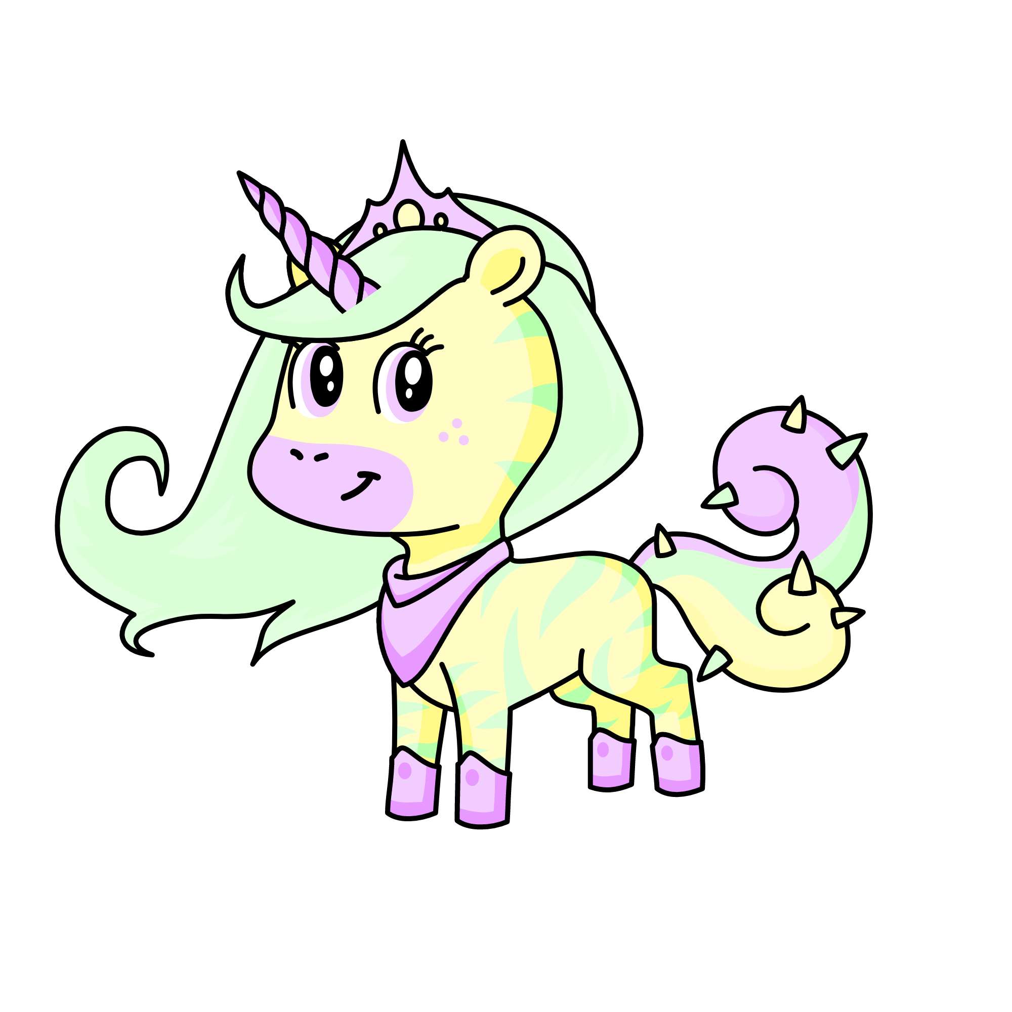 Easter, the unicorn