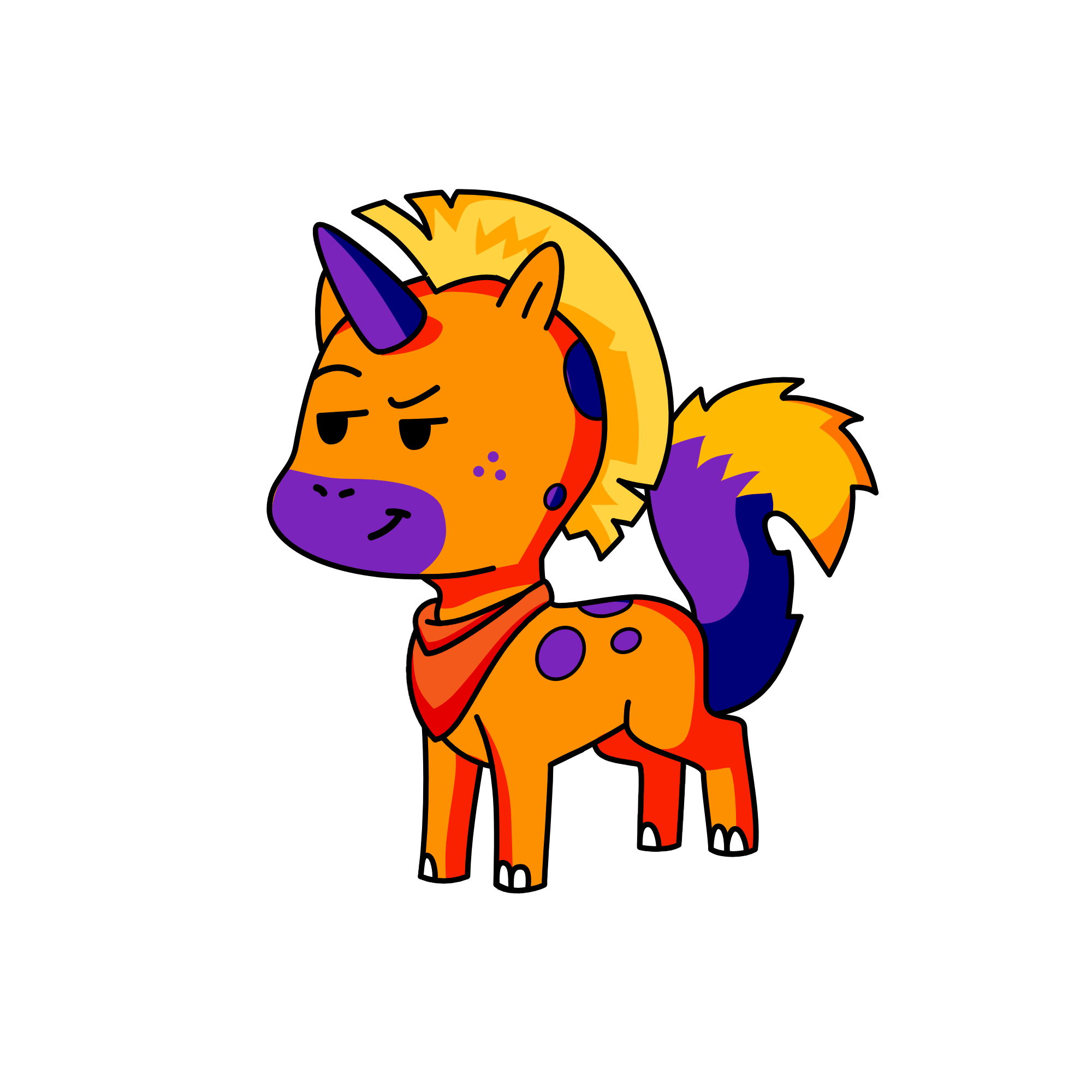 cowboy, the unicorn