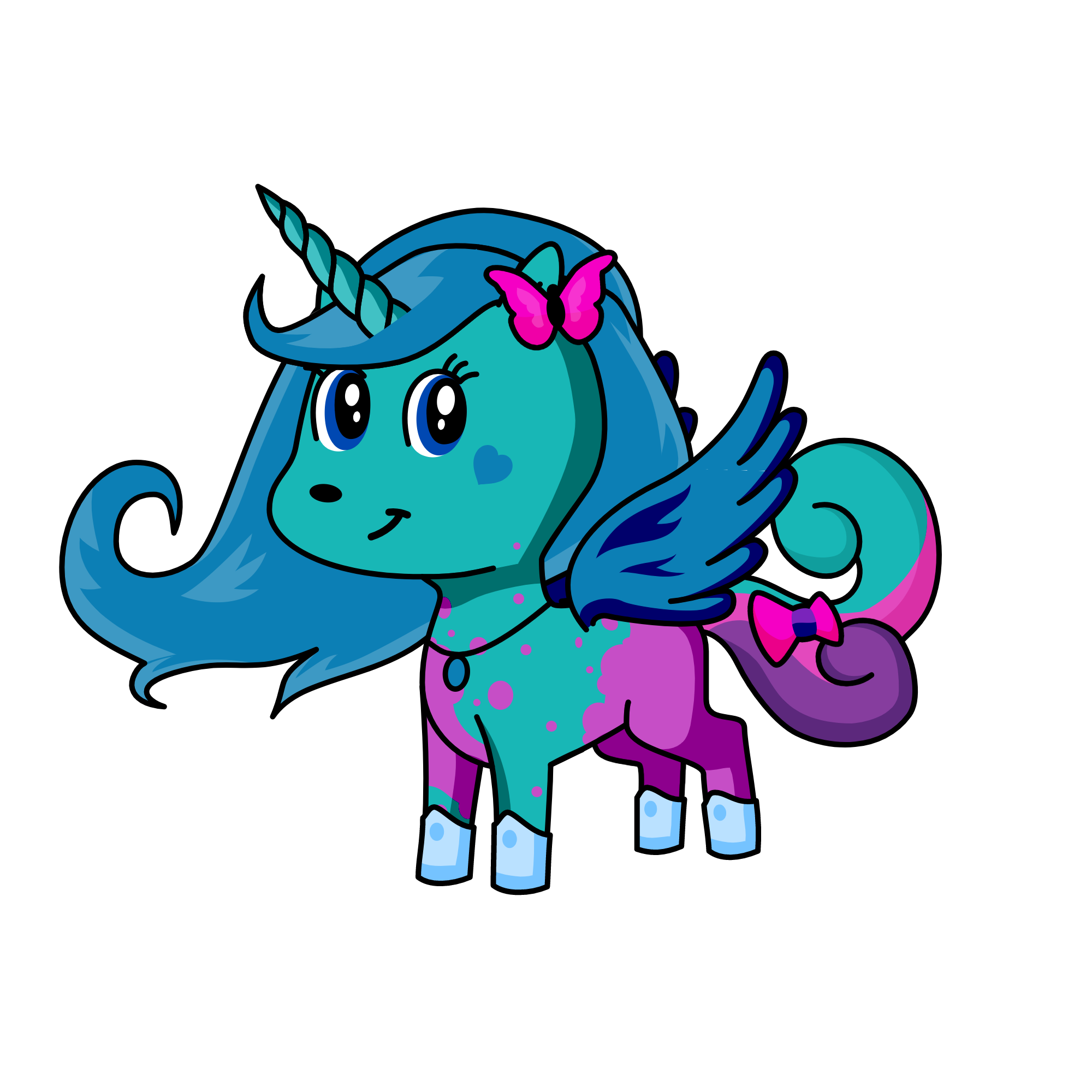 Hyaa, the unicorn