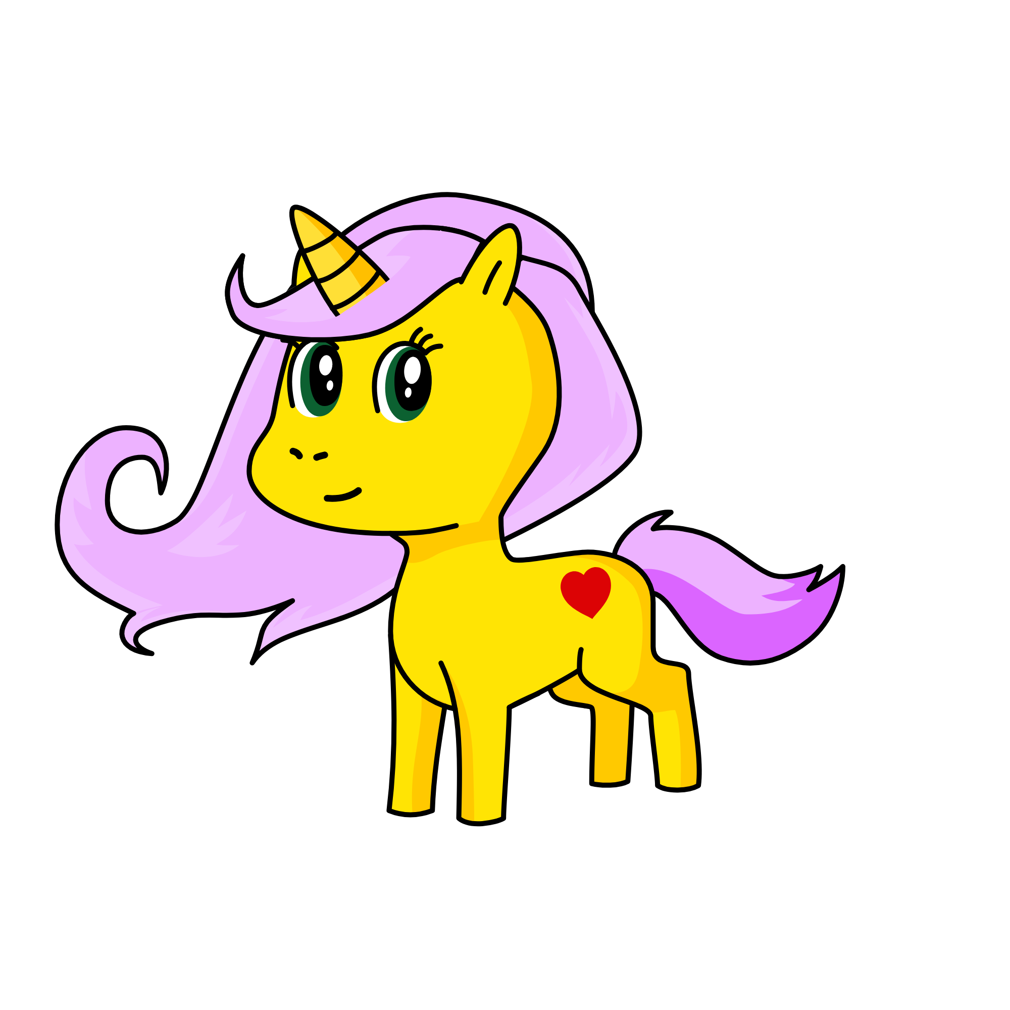 fluttershy, the unicorn