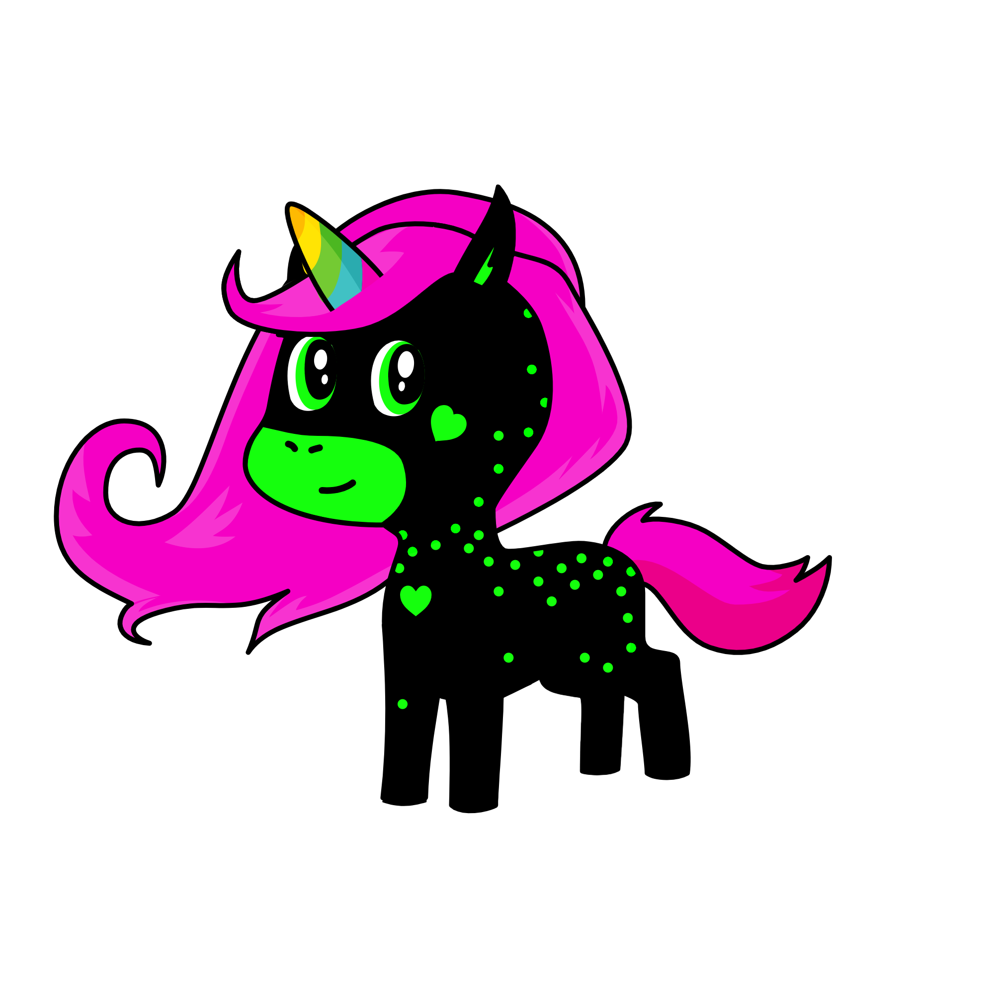 dark, the unicorn