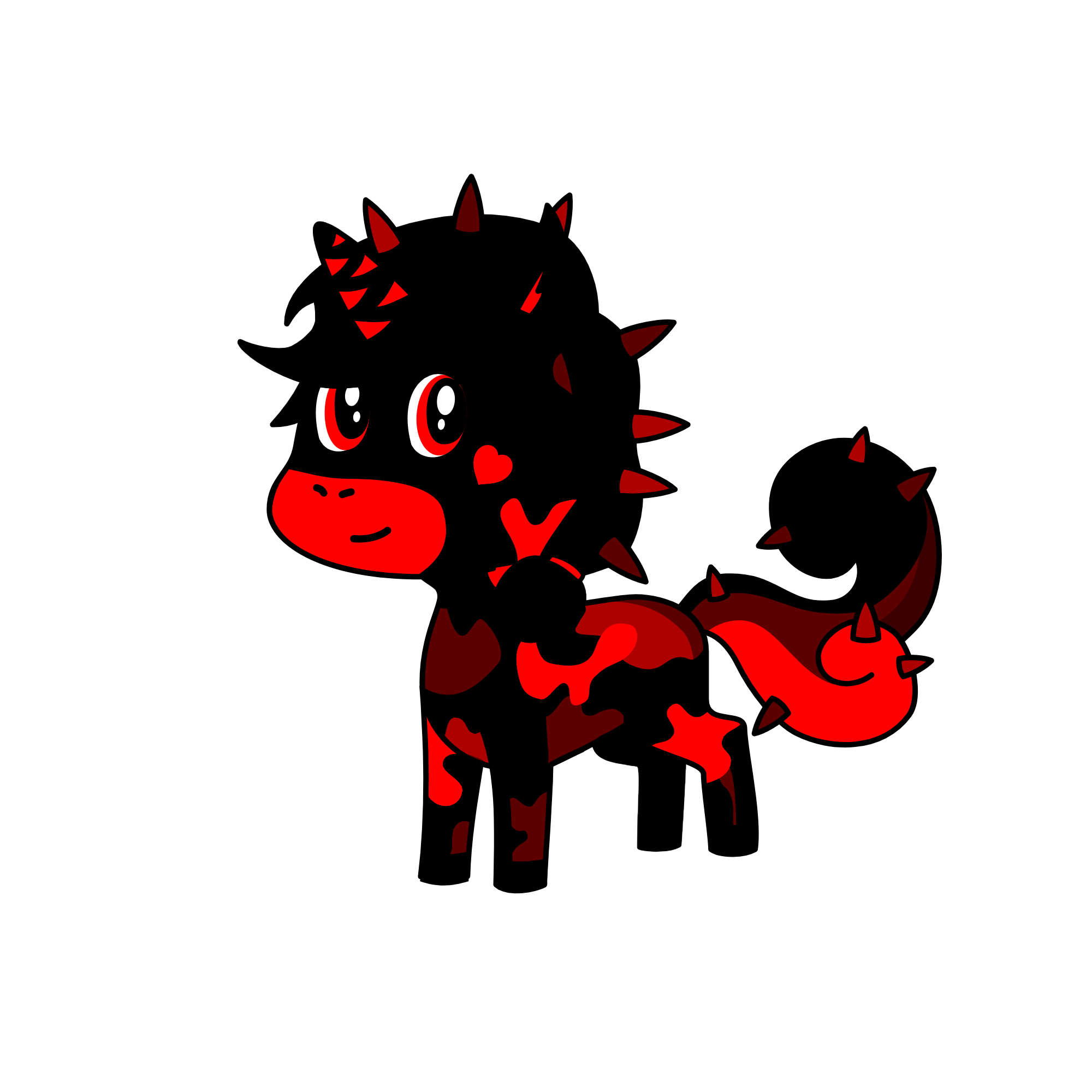Rednight, the unicorn