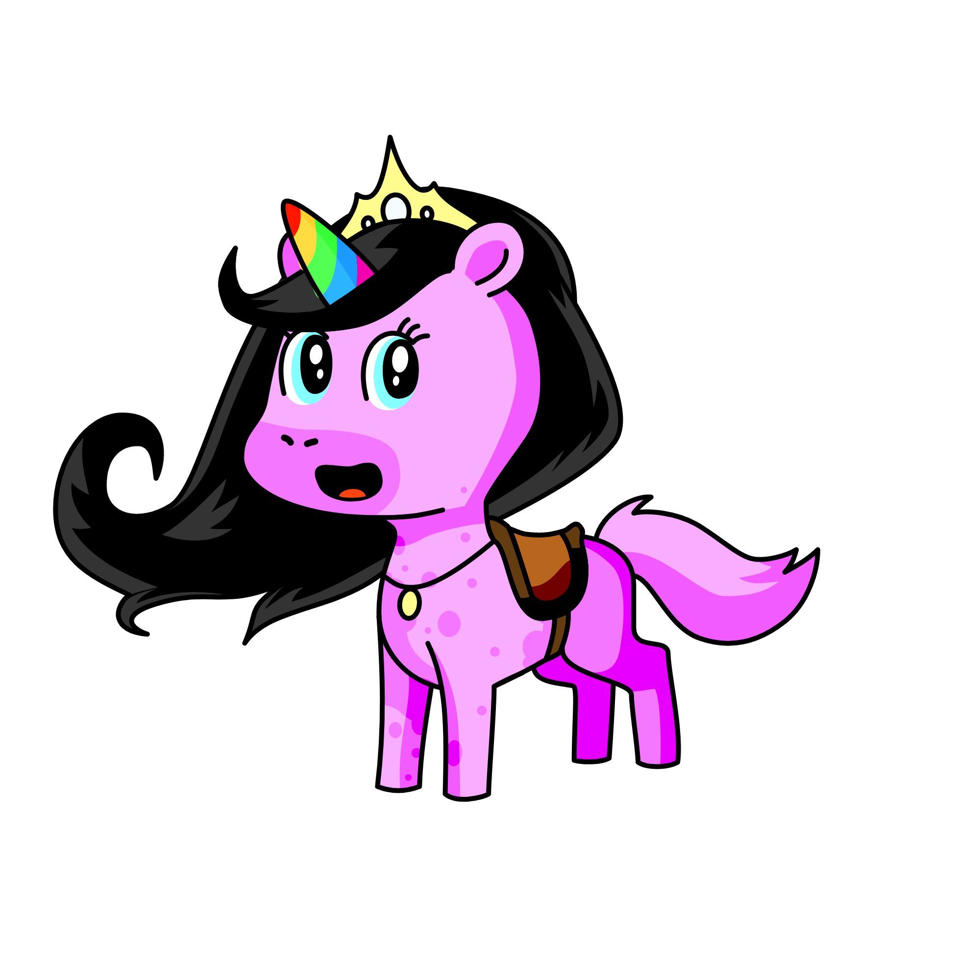 Diamond B., the unicorn