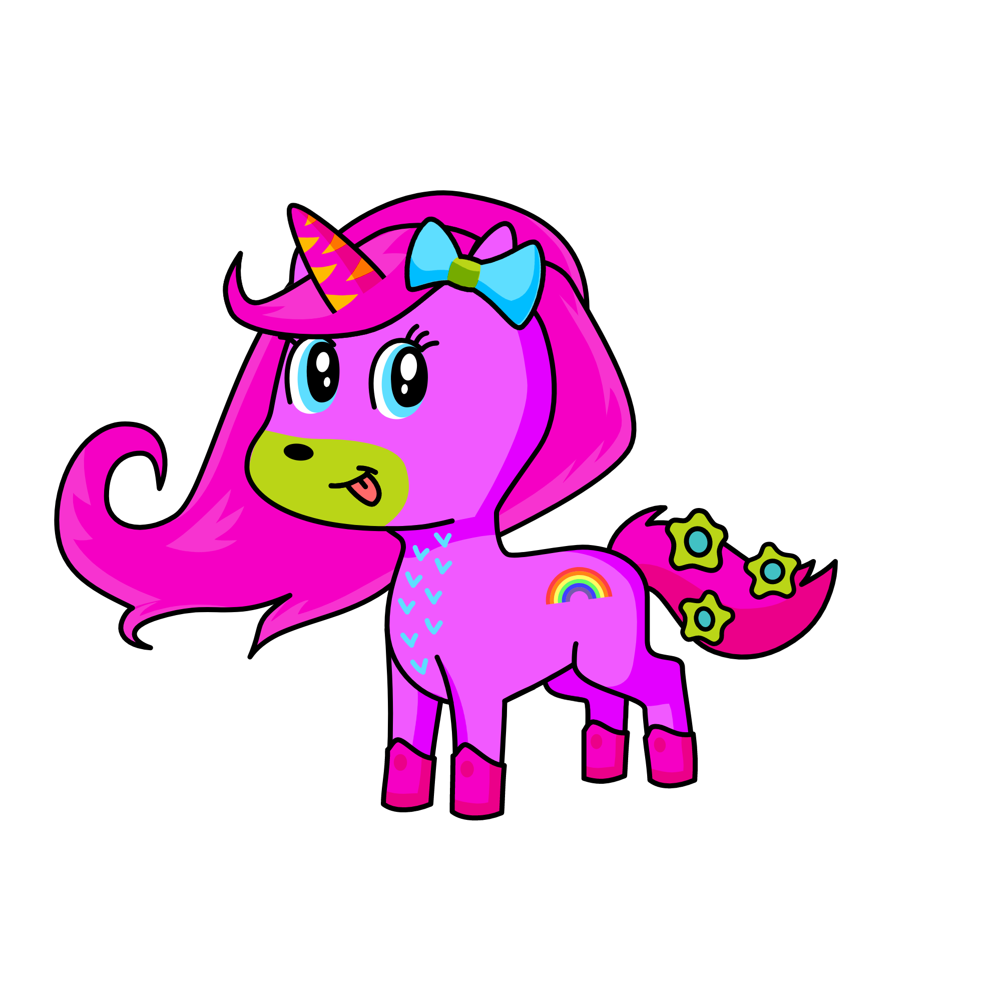 Pincy, the unicorn