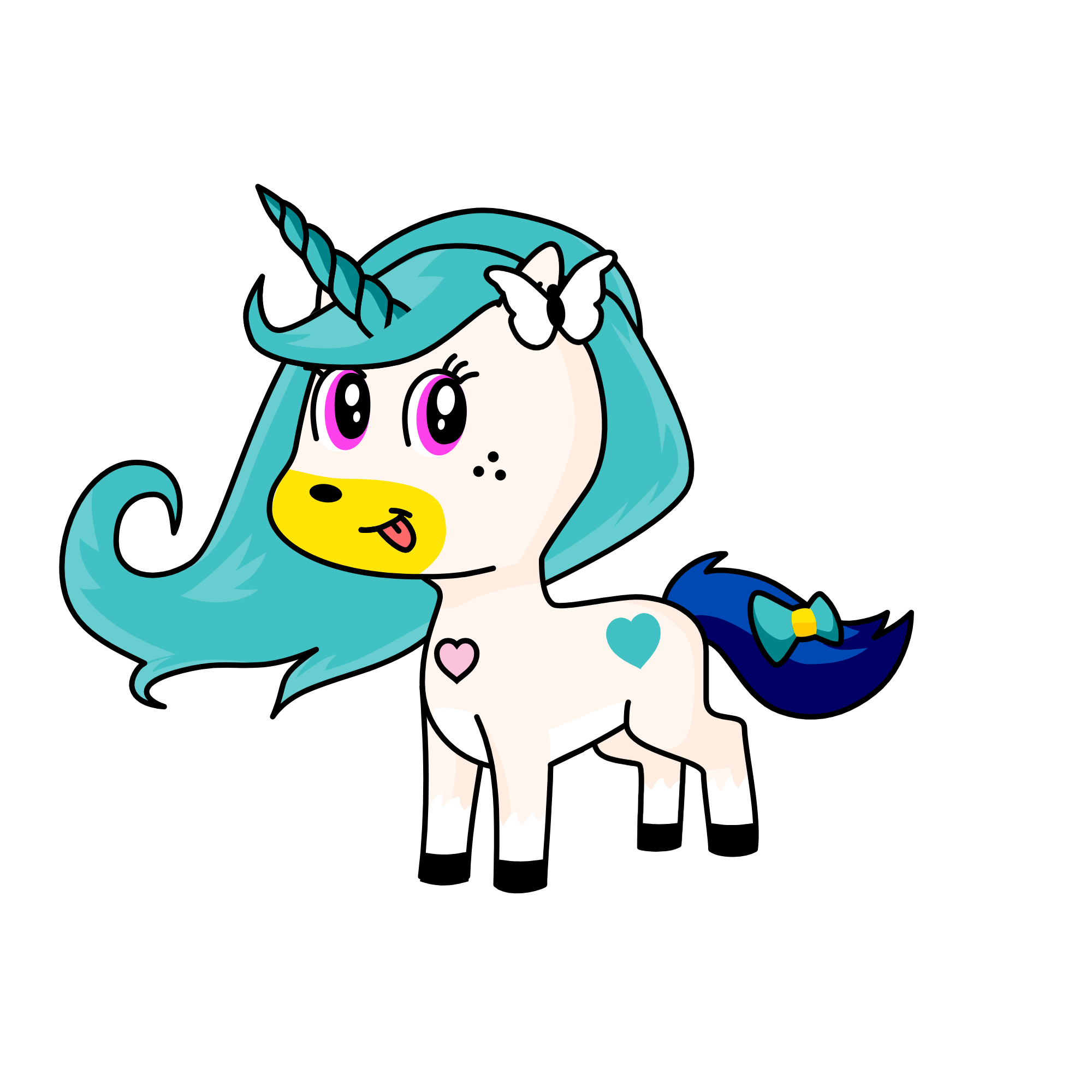 Winter, the unicorn