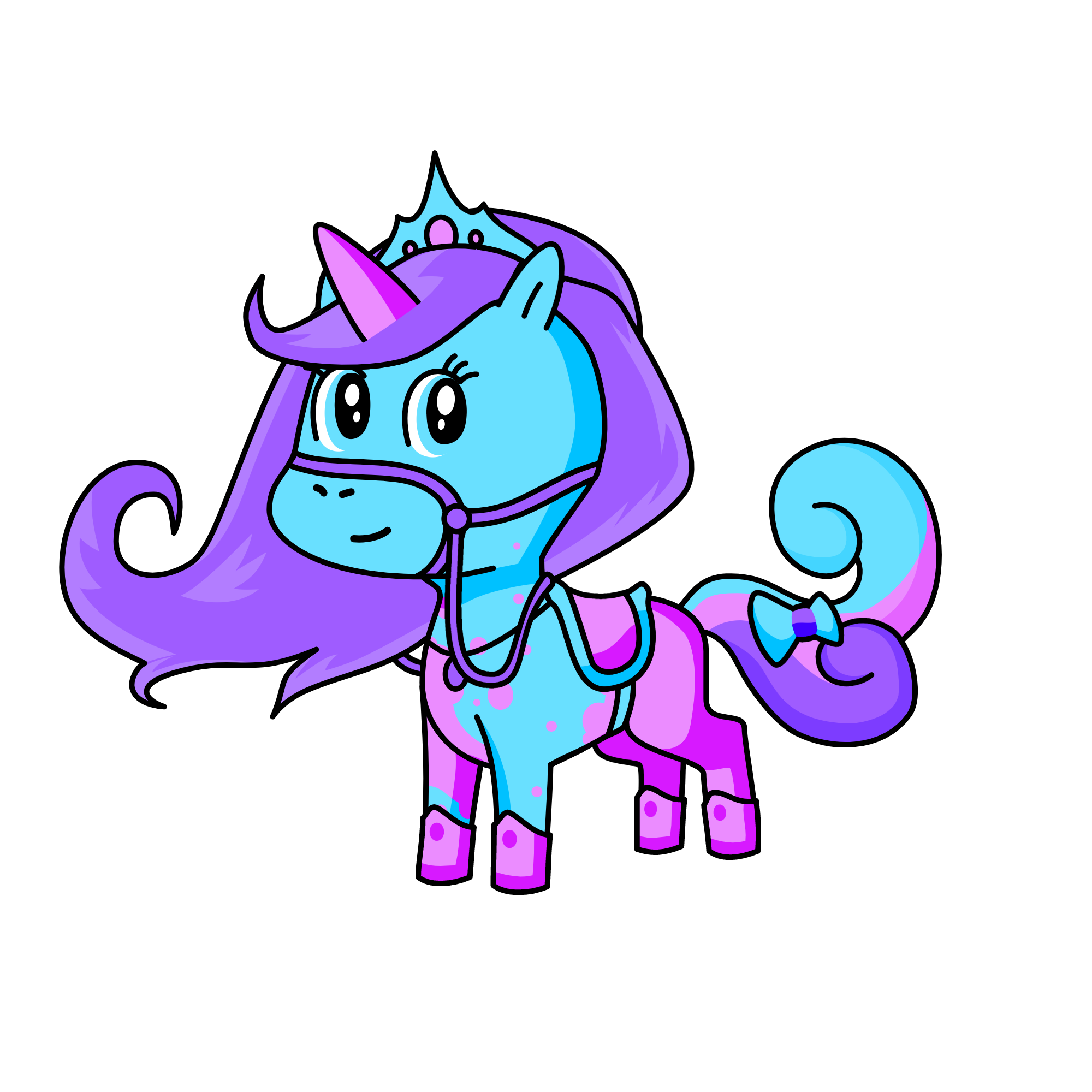 Cotton candy, the unicorn