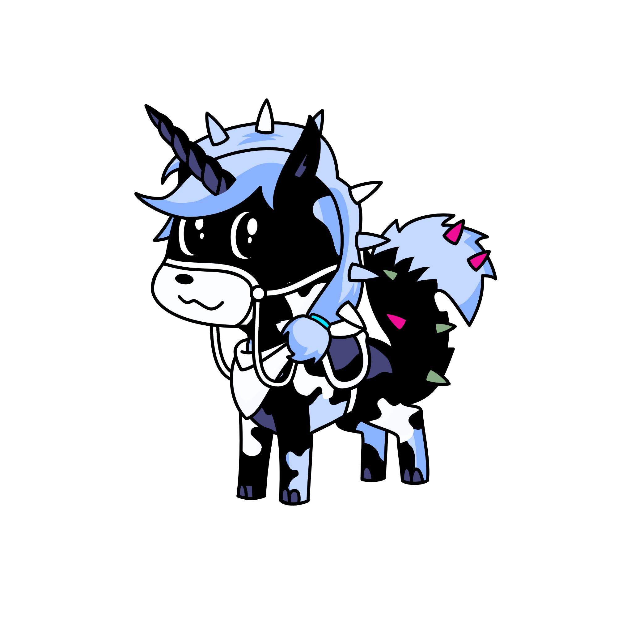 Moon-voodoo Doll , the unicorn