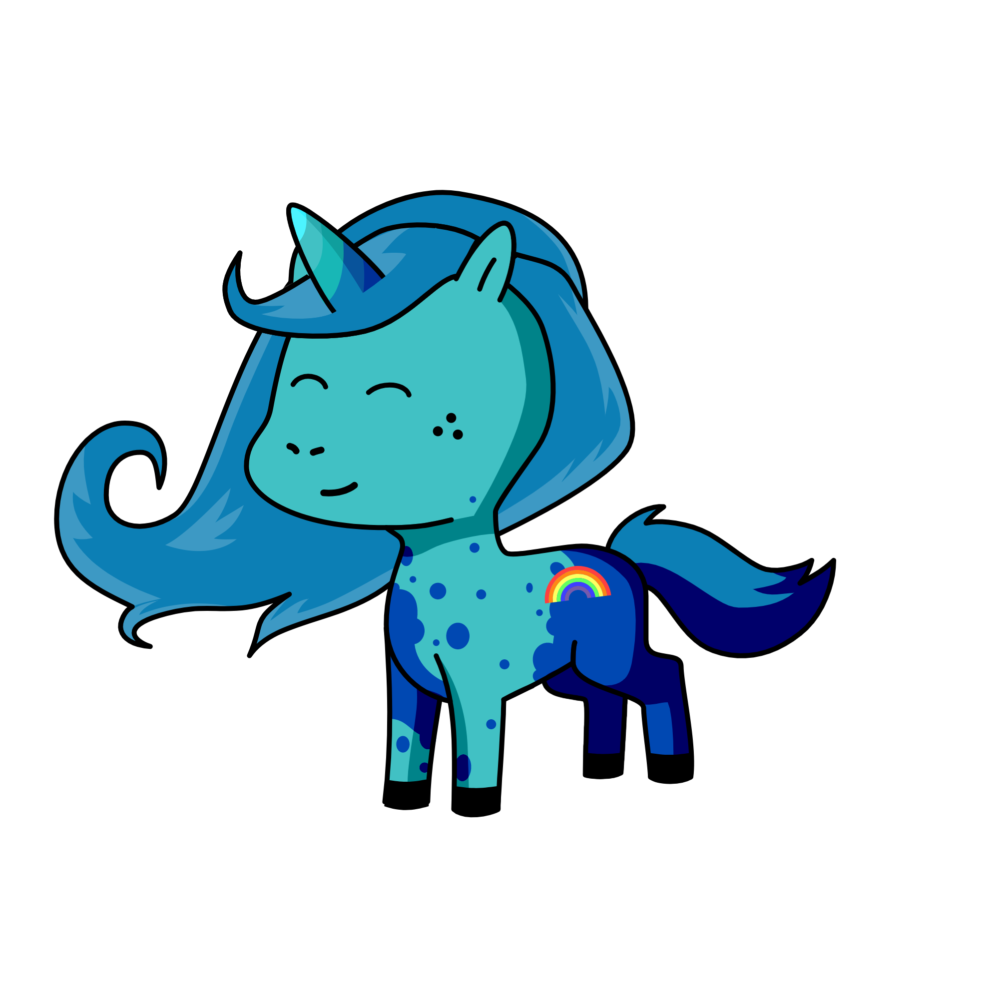 Snow, the unicorn