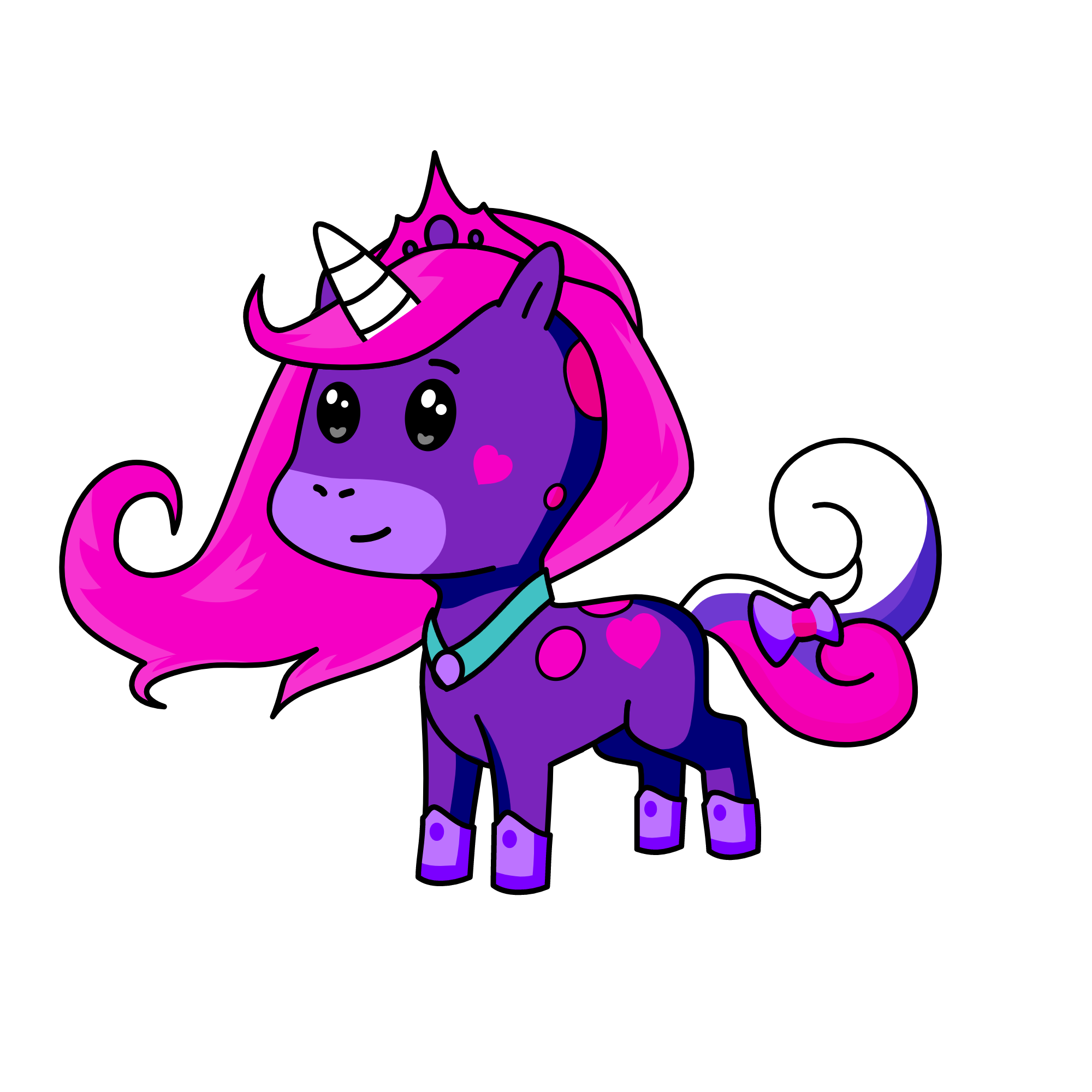 happy, the unicorn
