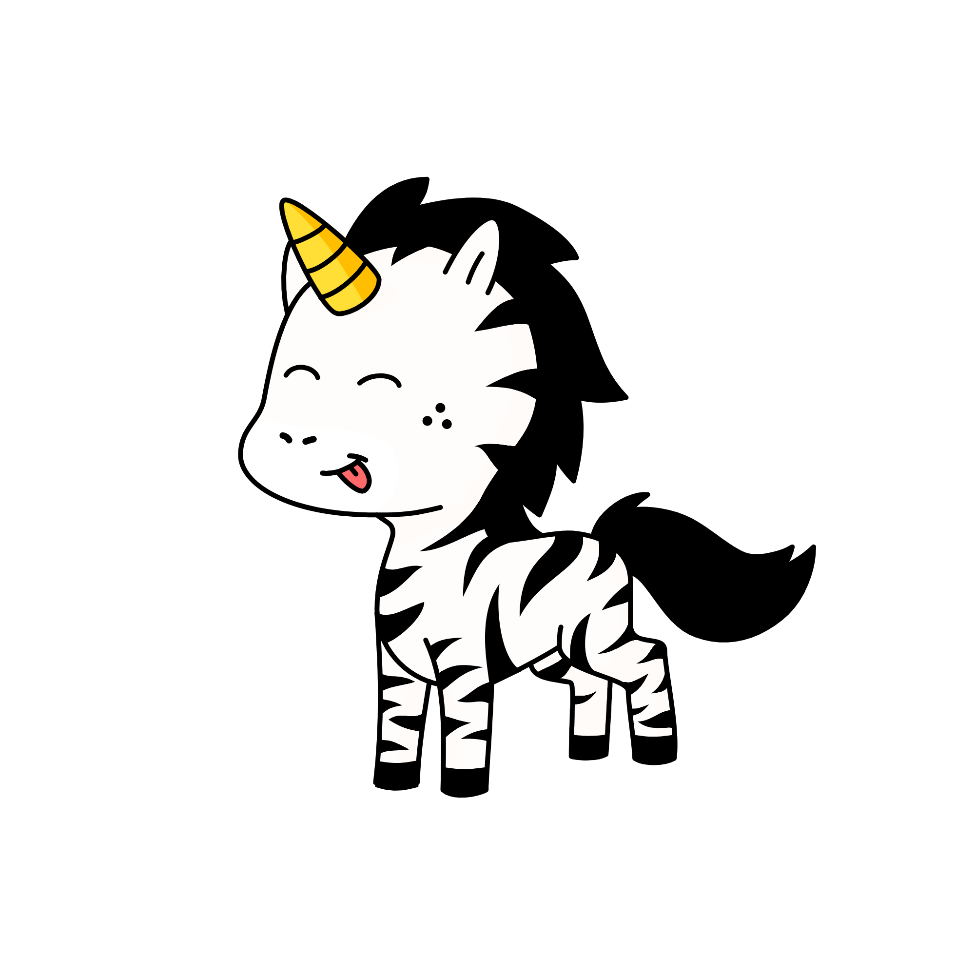 Zebra, the unicorn