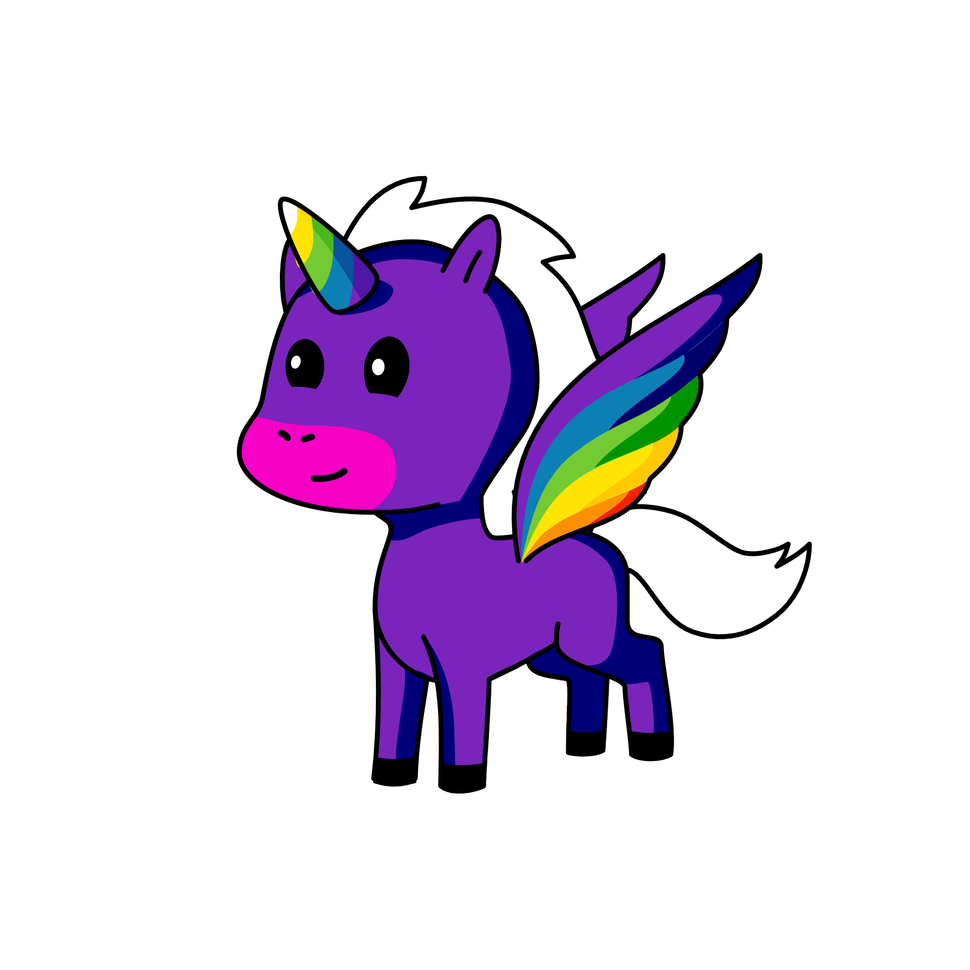rainbow, the unicorn