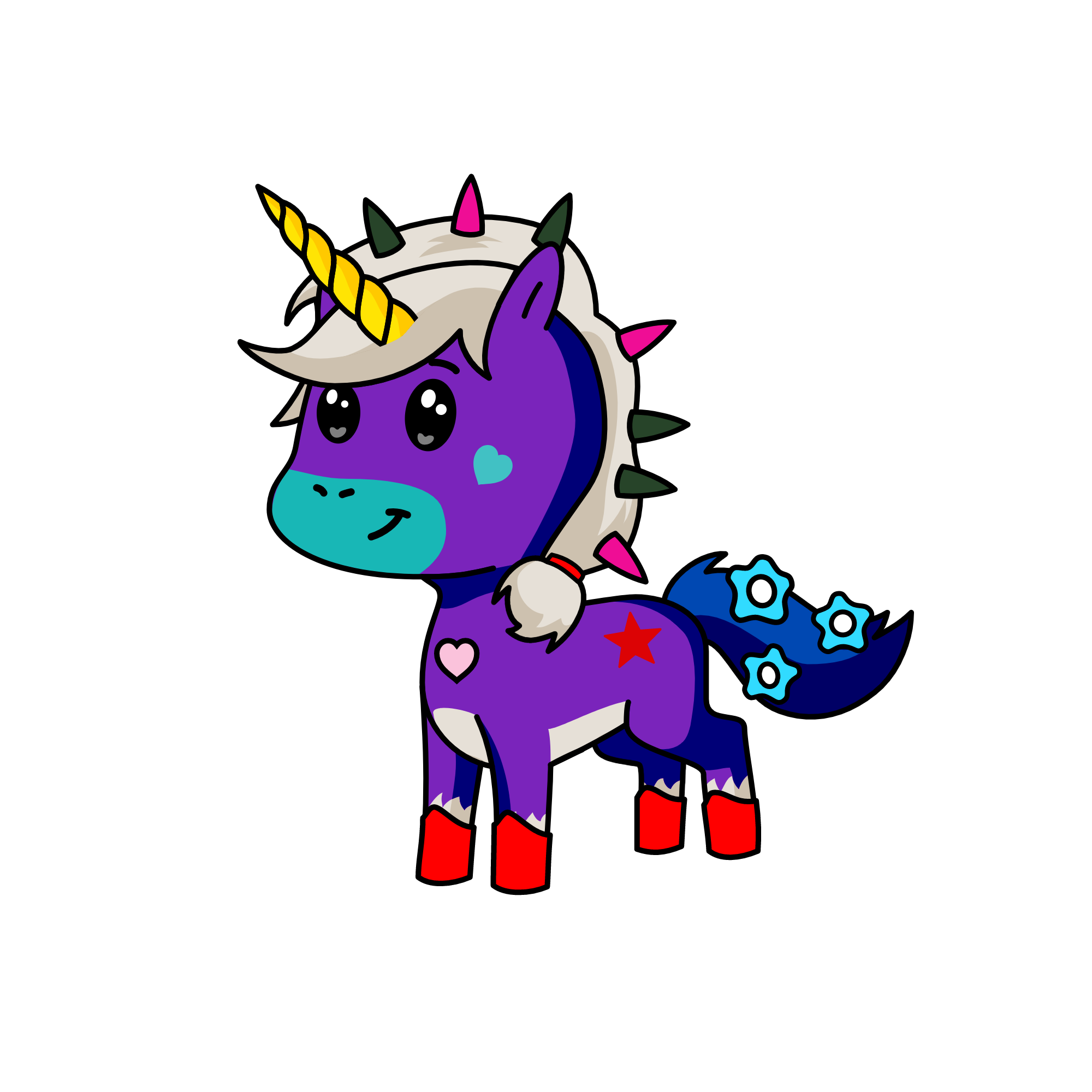 Kc, the unicorn
