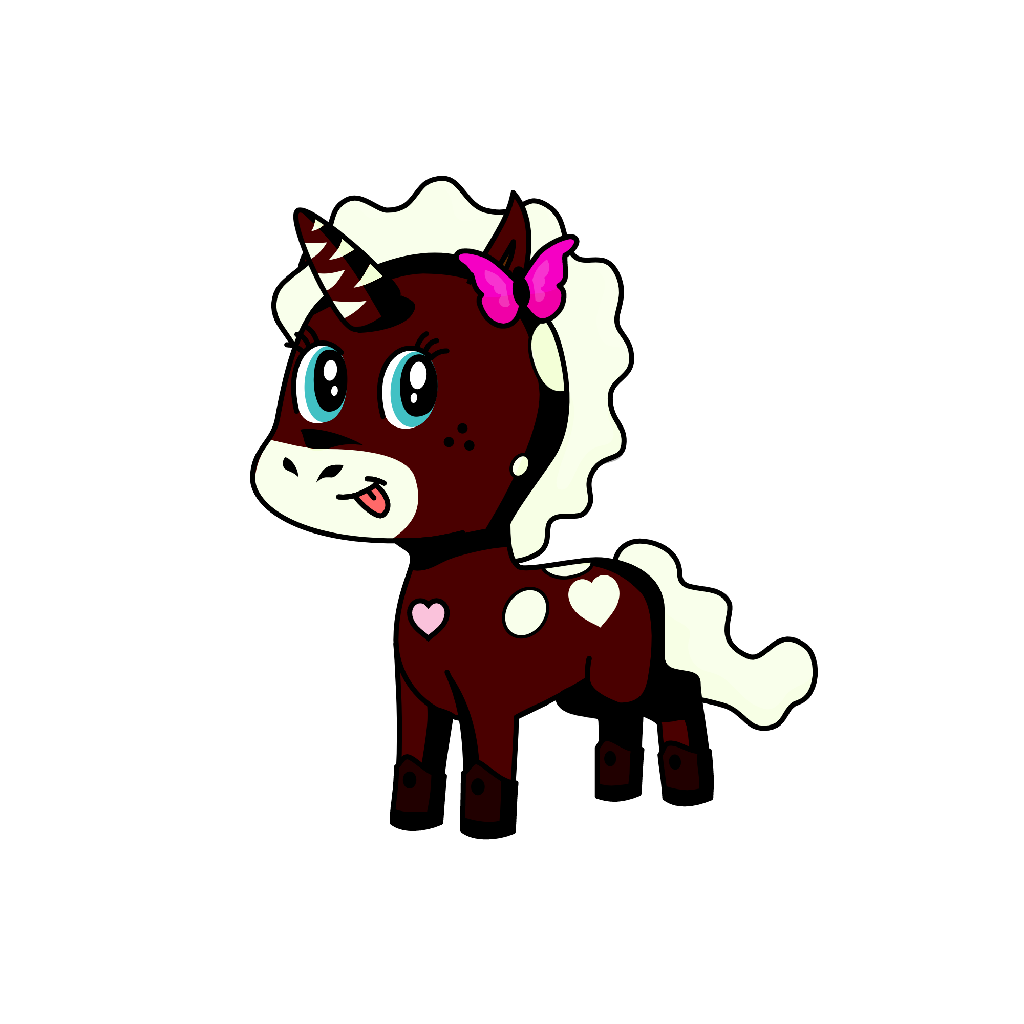 brownie, the unicorn