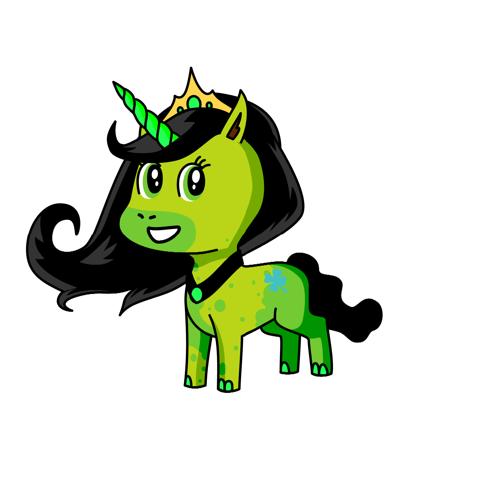 Shamrock, the unicorn
