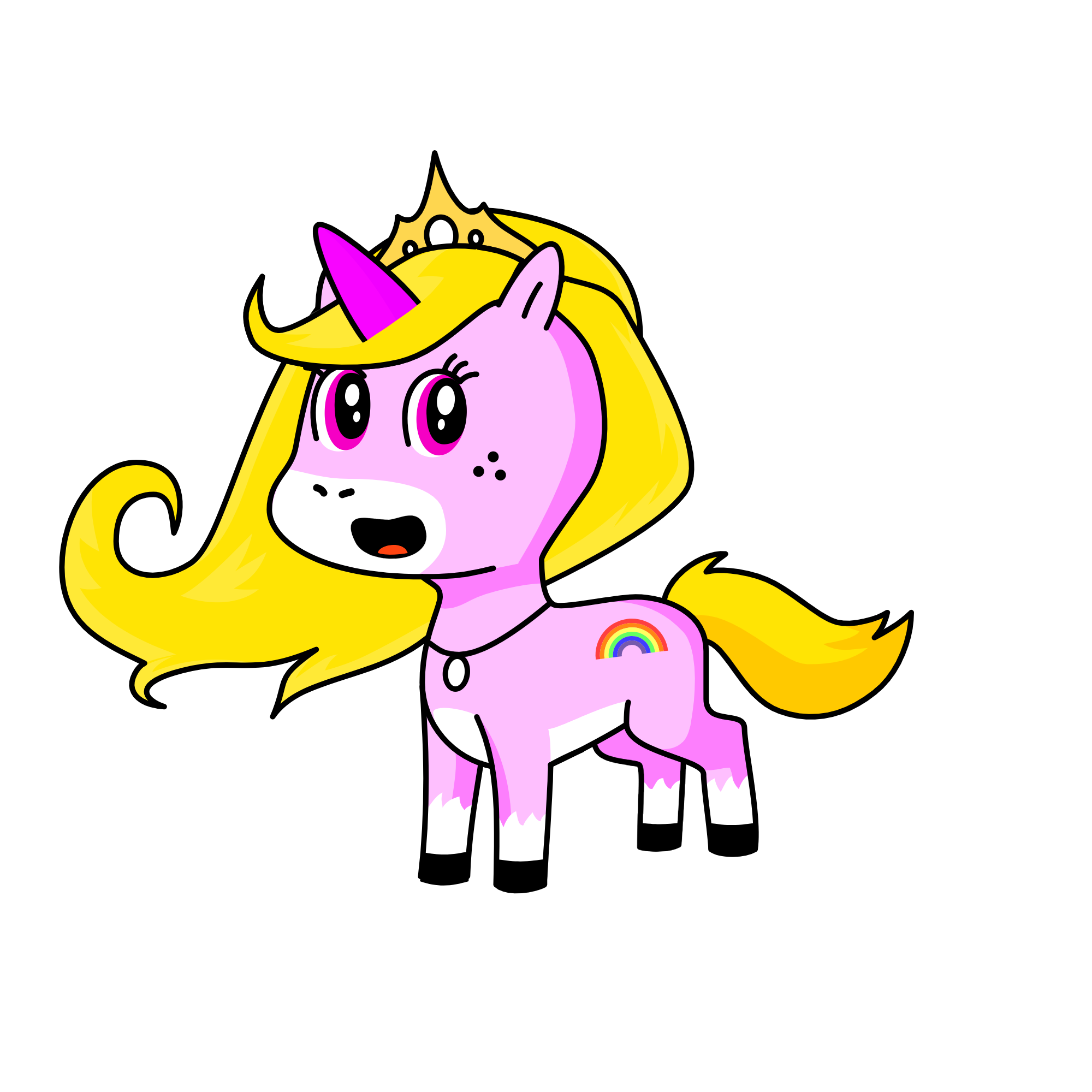 unicorn queen, the unicorn
