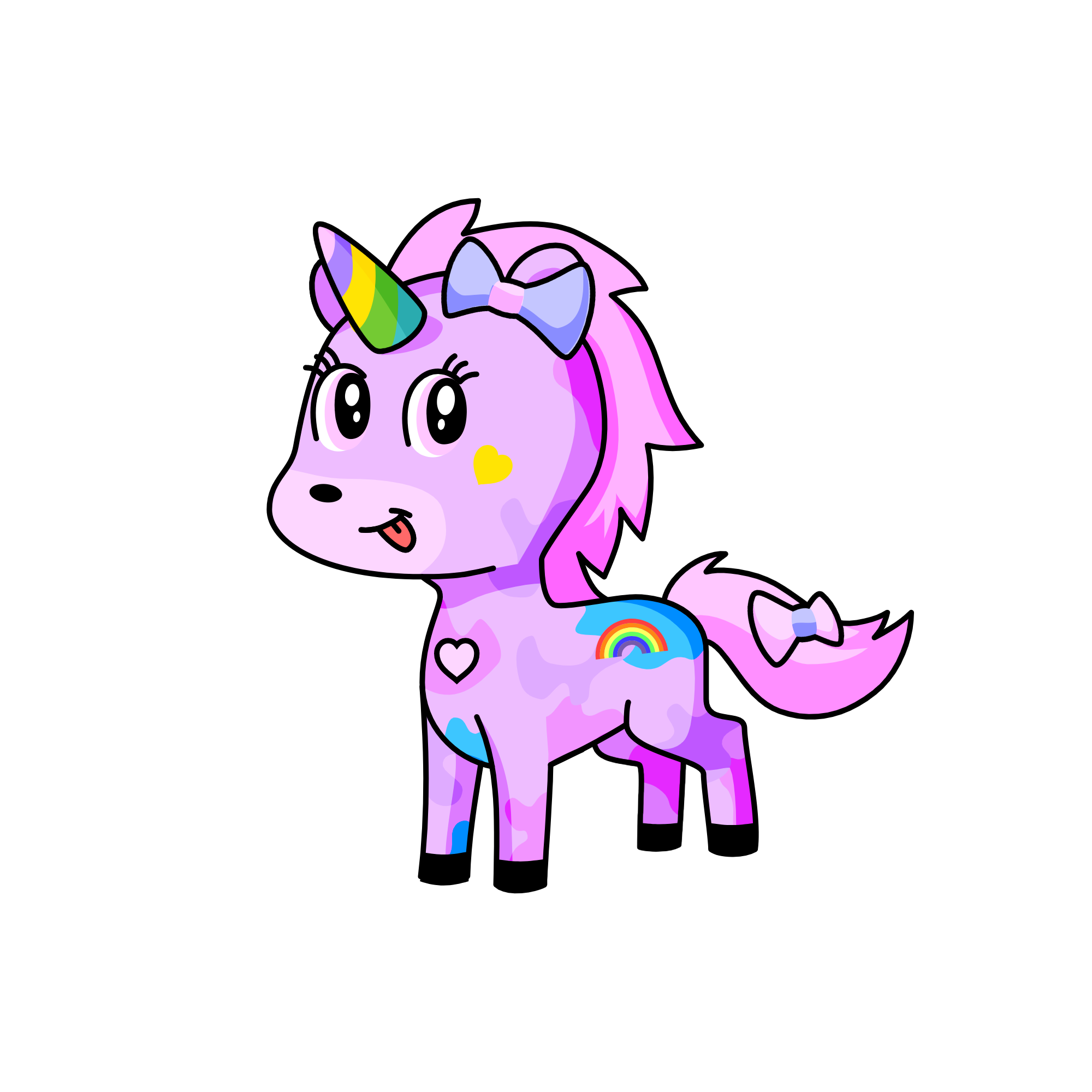 violet , the unicorn