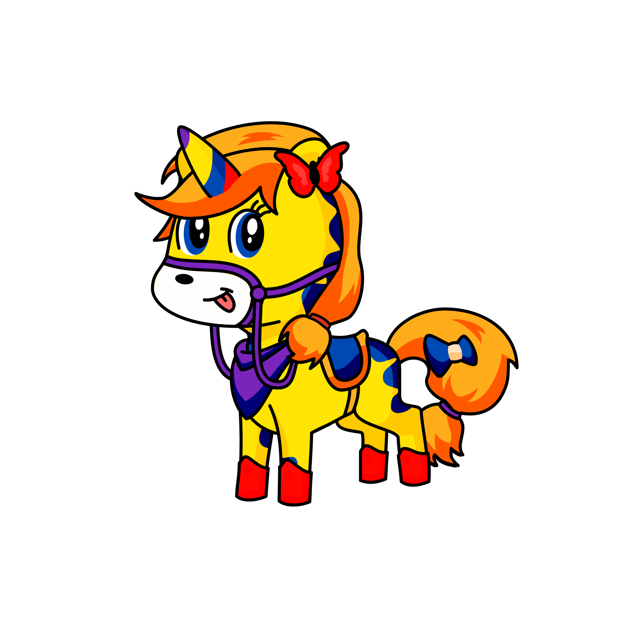 Bubbly, the unicorn
