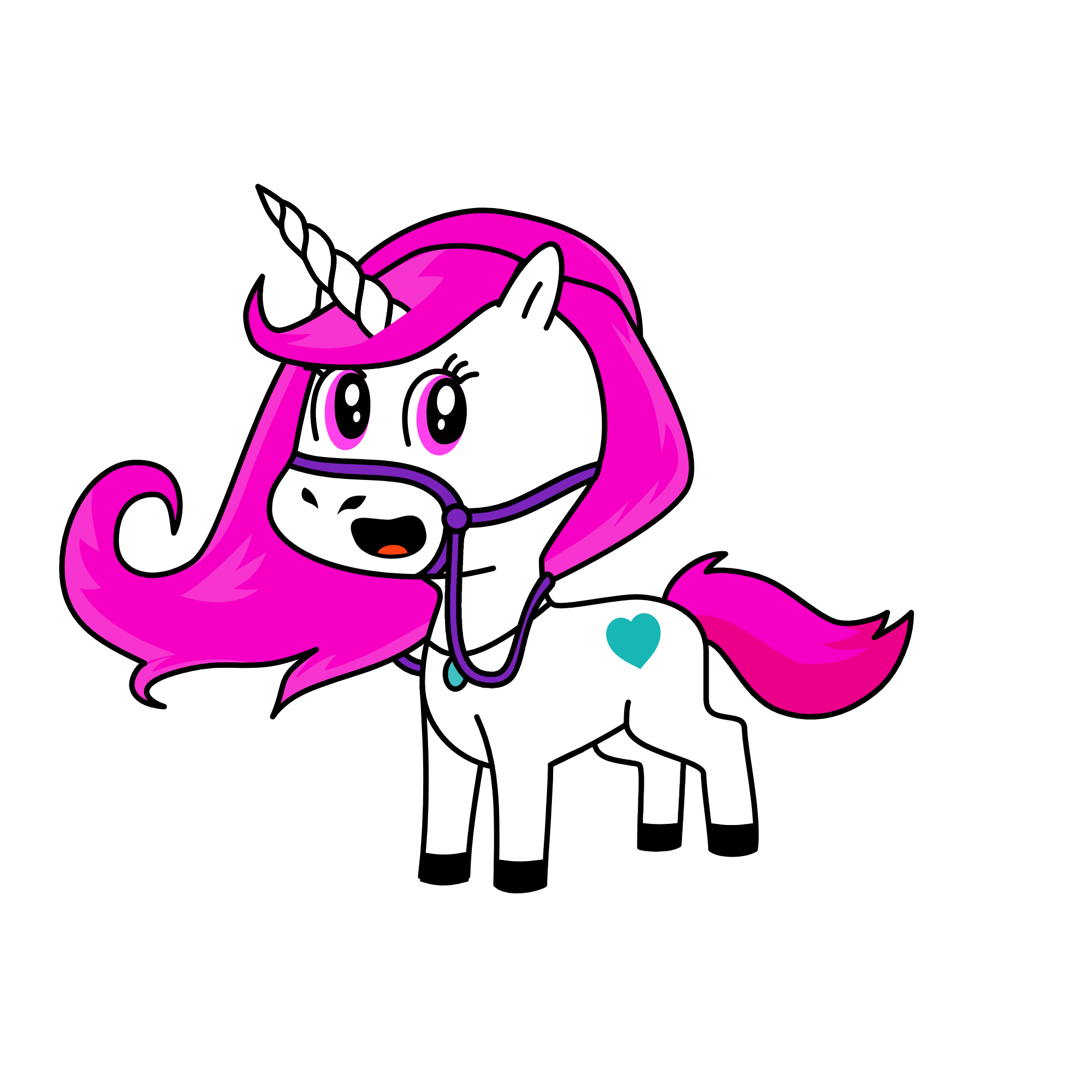 Pinnkie, the unicorn