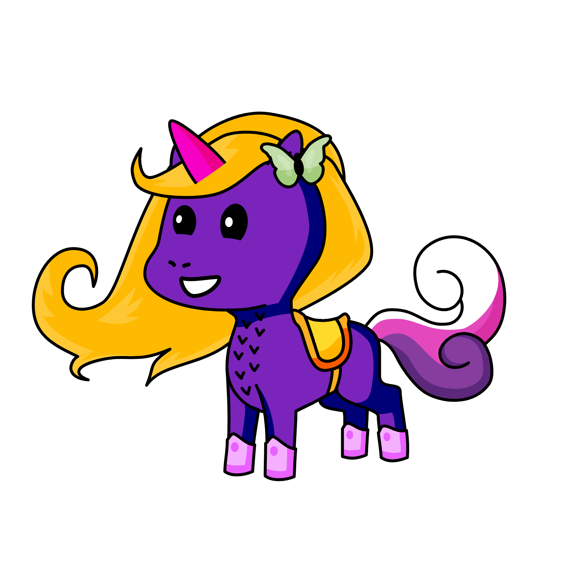 fluffy, the unicorn