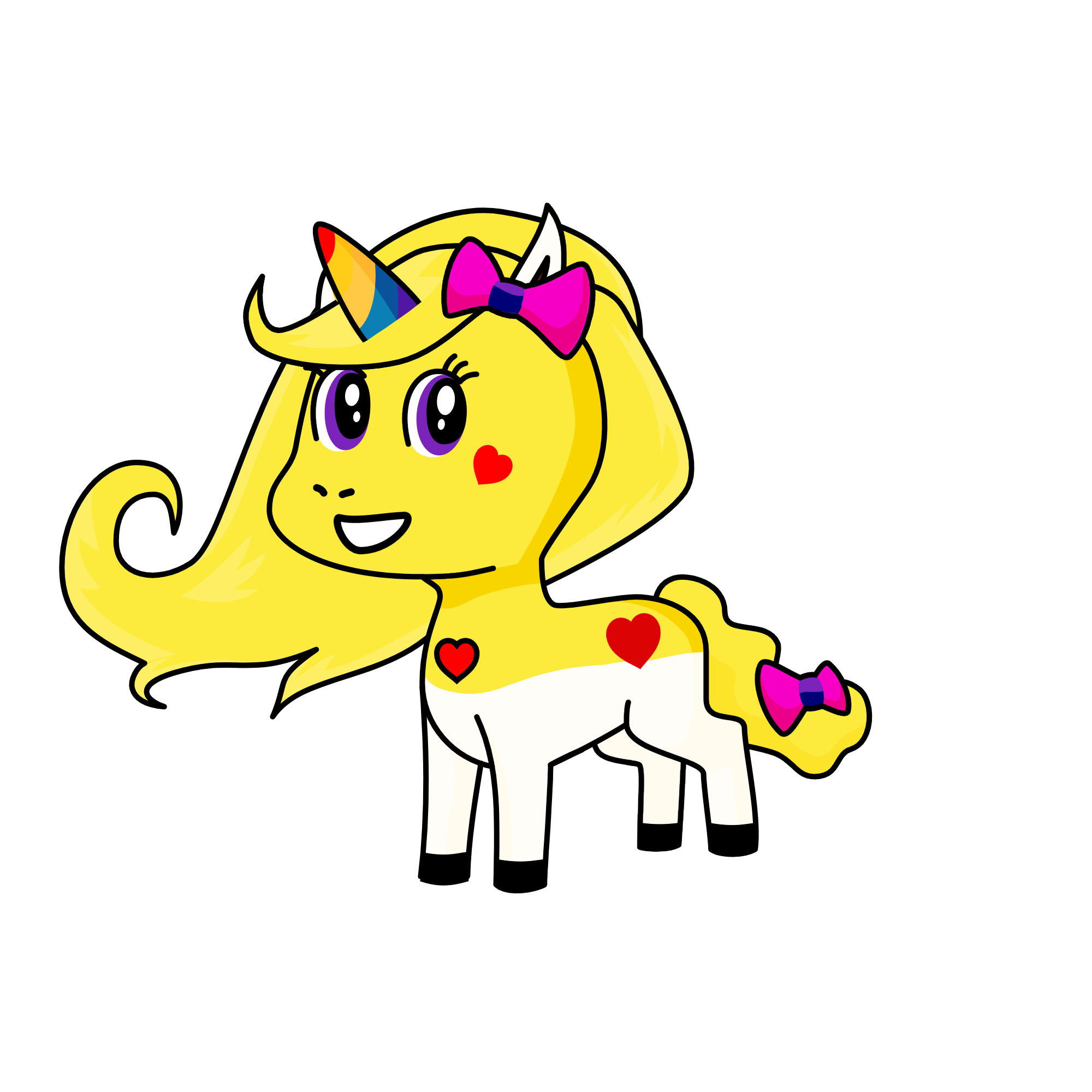 Sunshine, the unicorn